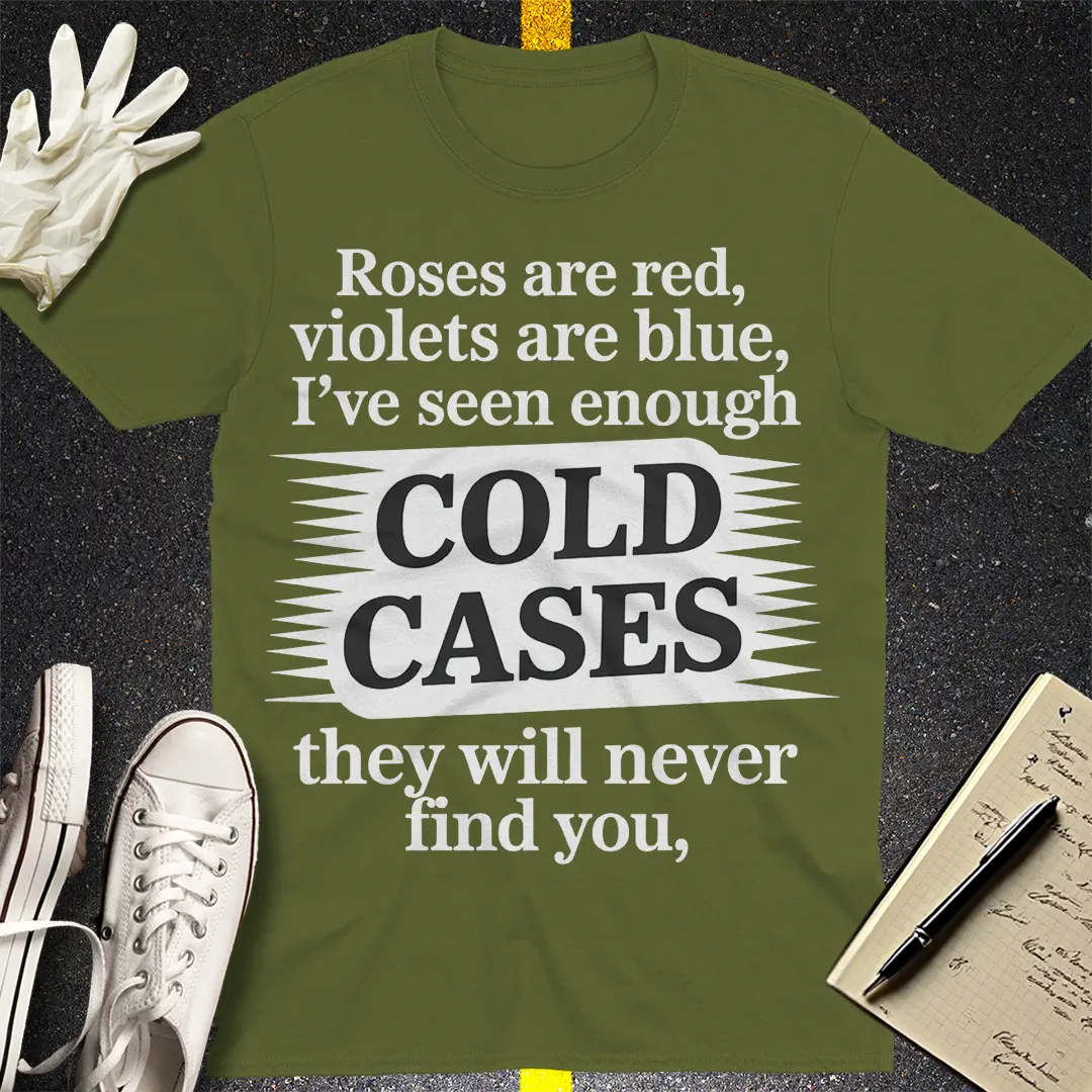 Crows Before Bros T-shirt - Military Green