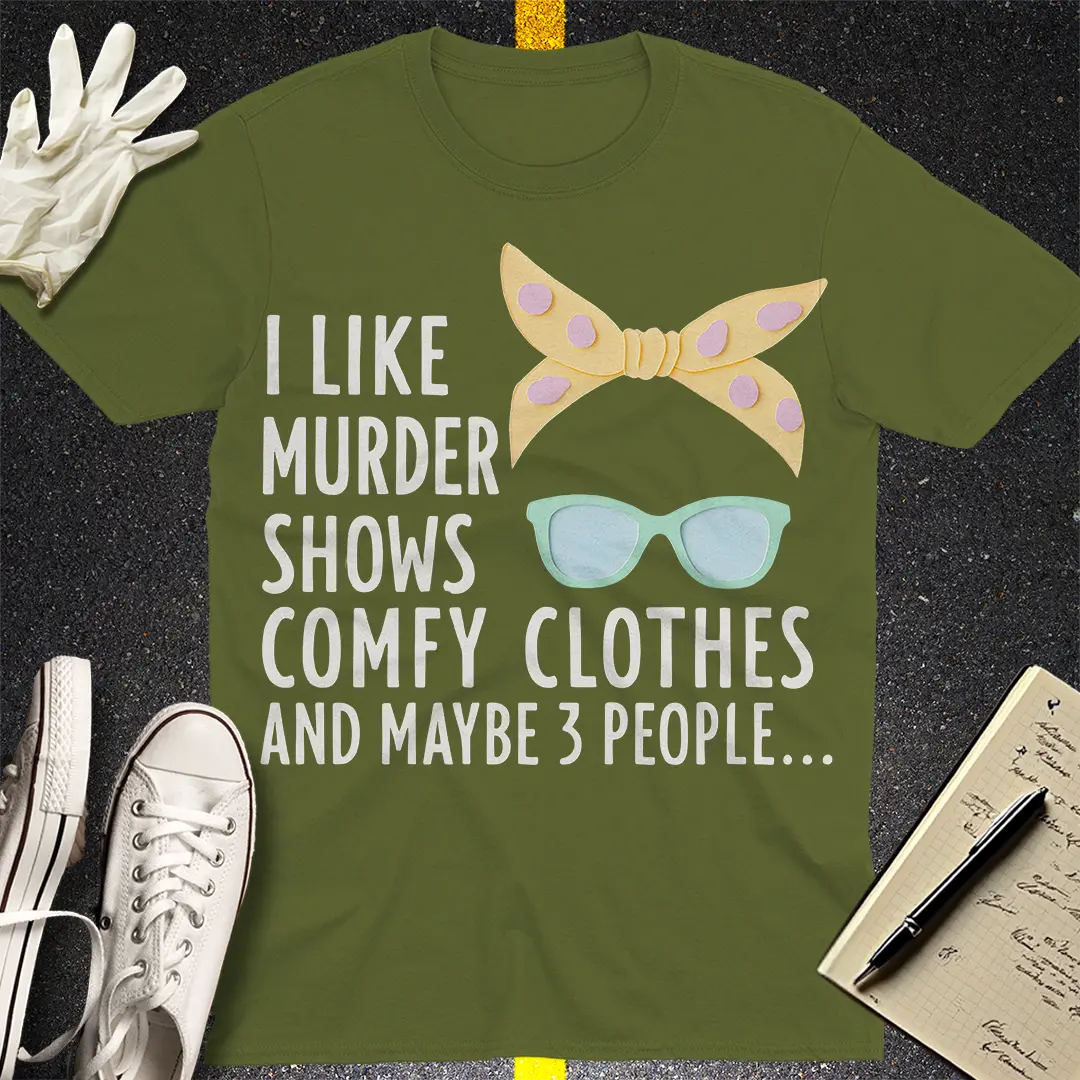 Crows Before Bros T-shirt - Military Green