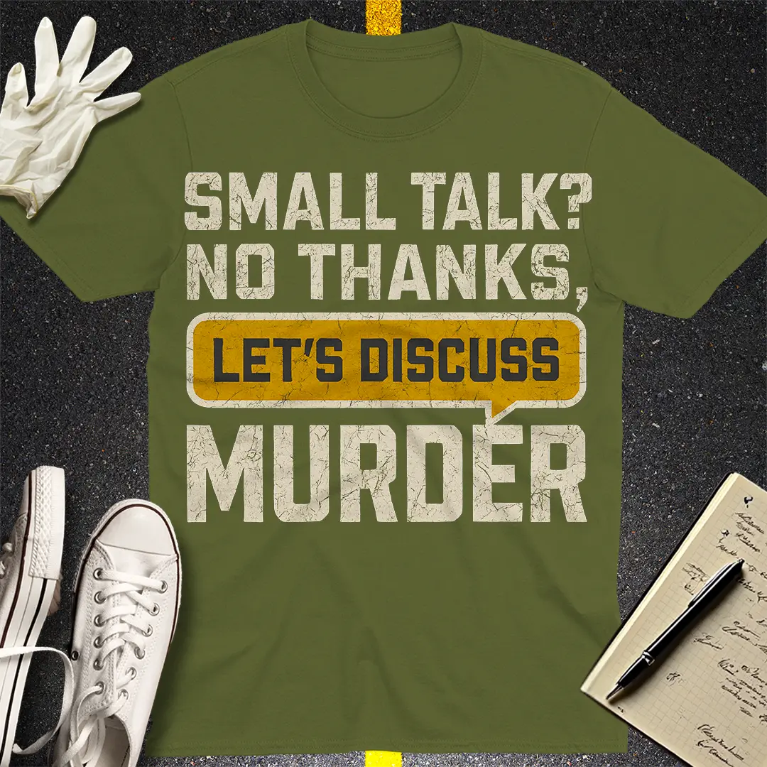Crows Before Bros T-shirt - Military Green