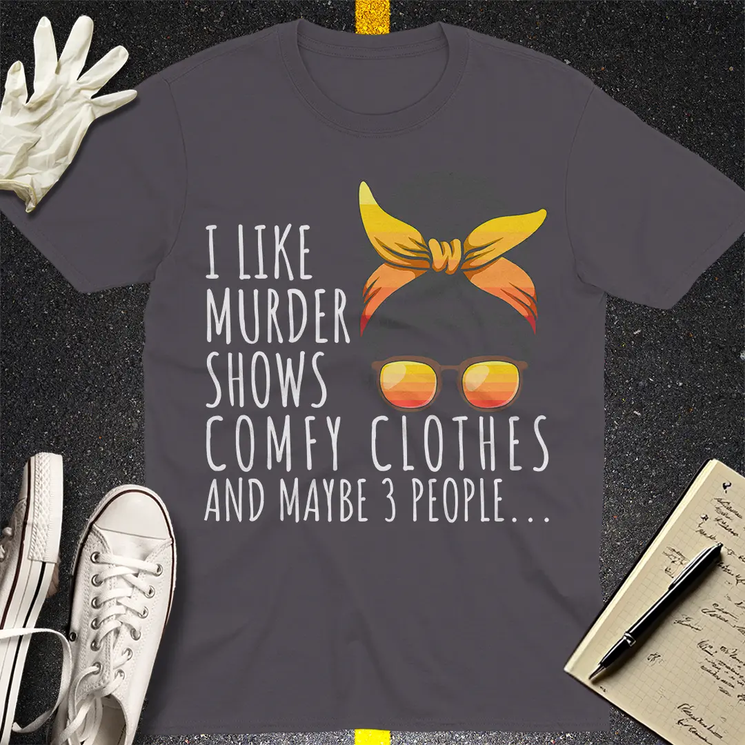 Messy Bun Legal Fun T-Shirt - Charcoal