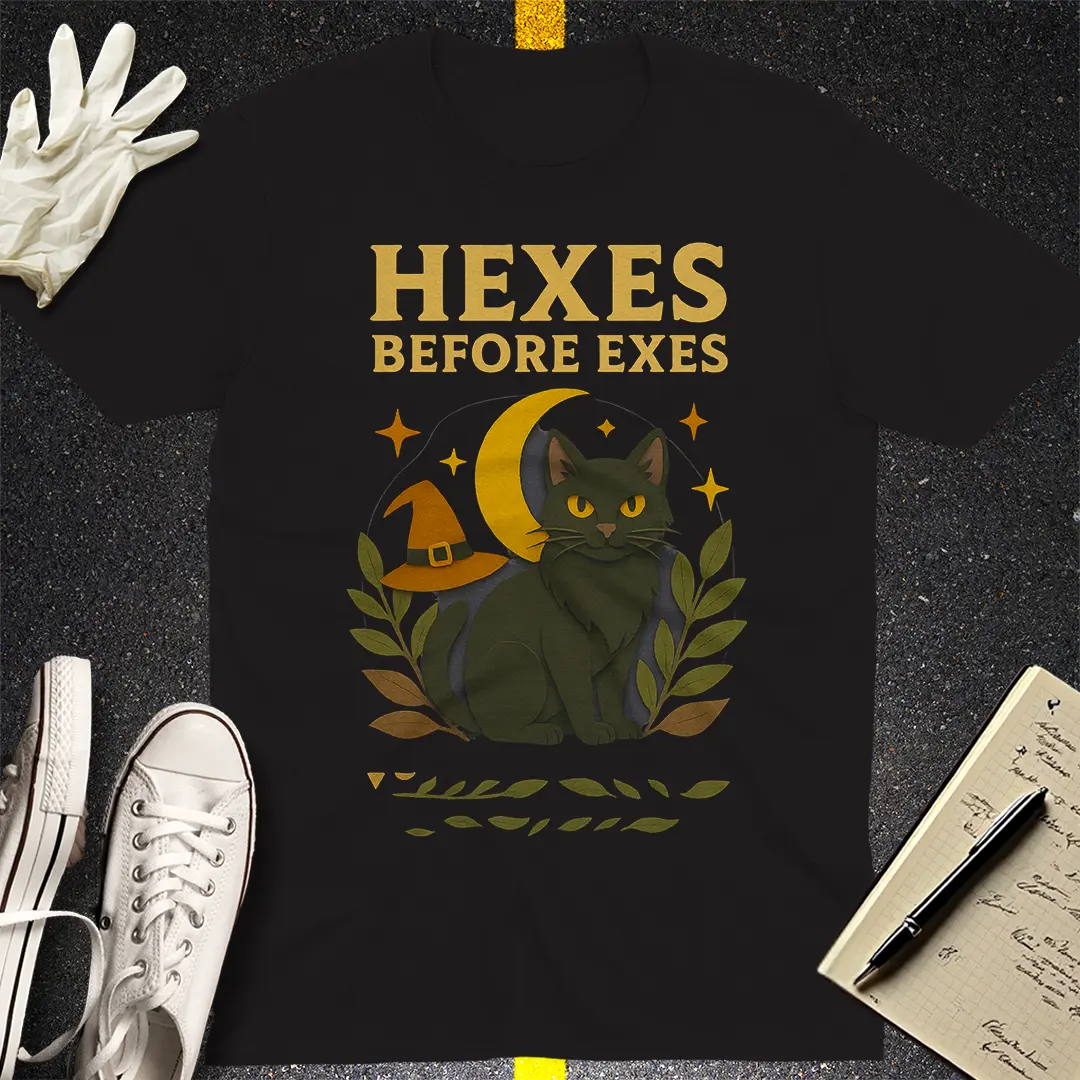 Hexes Before Exes T-Shirt - Black