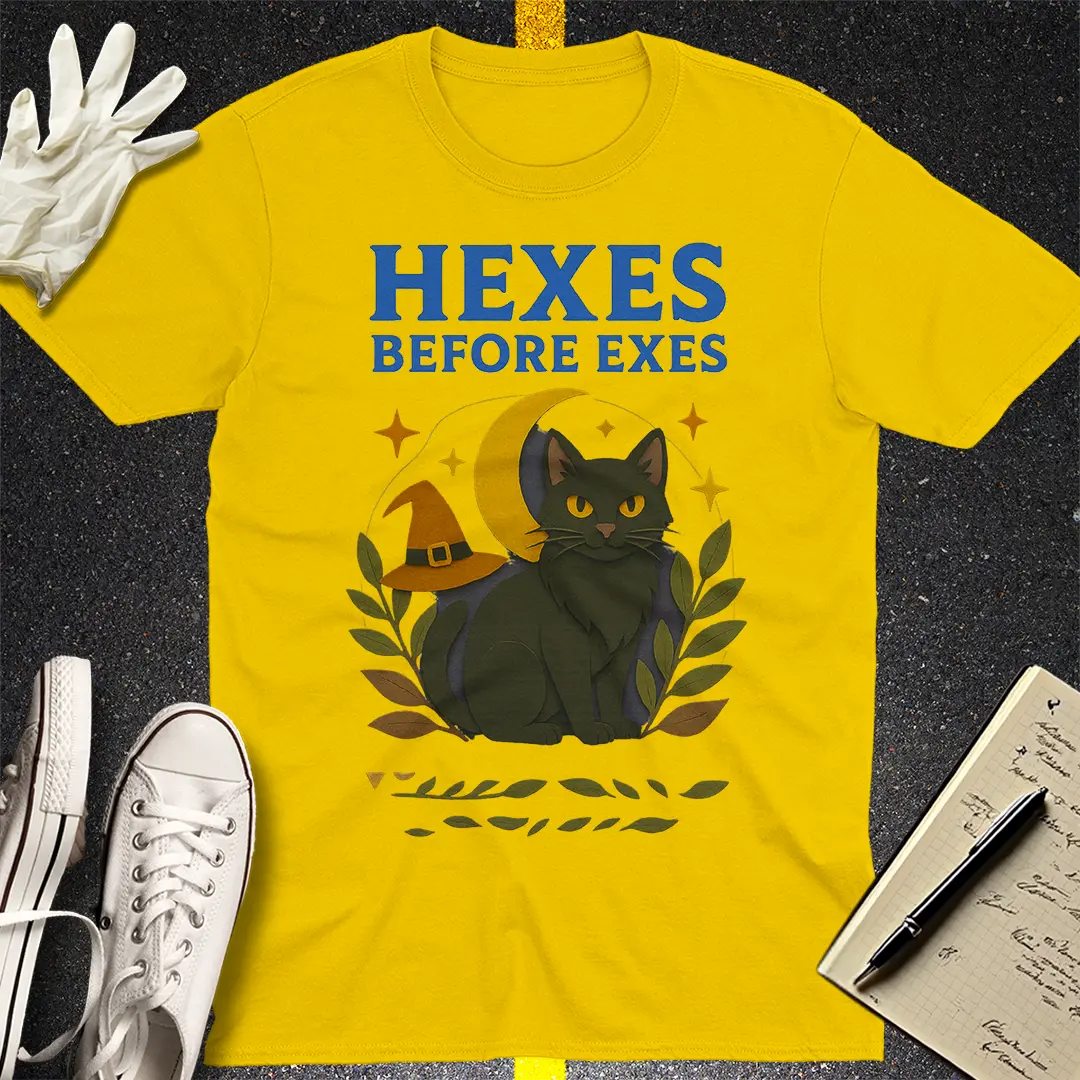 Hexes Before Exes T-Shirt - Daisy
