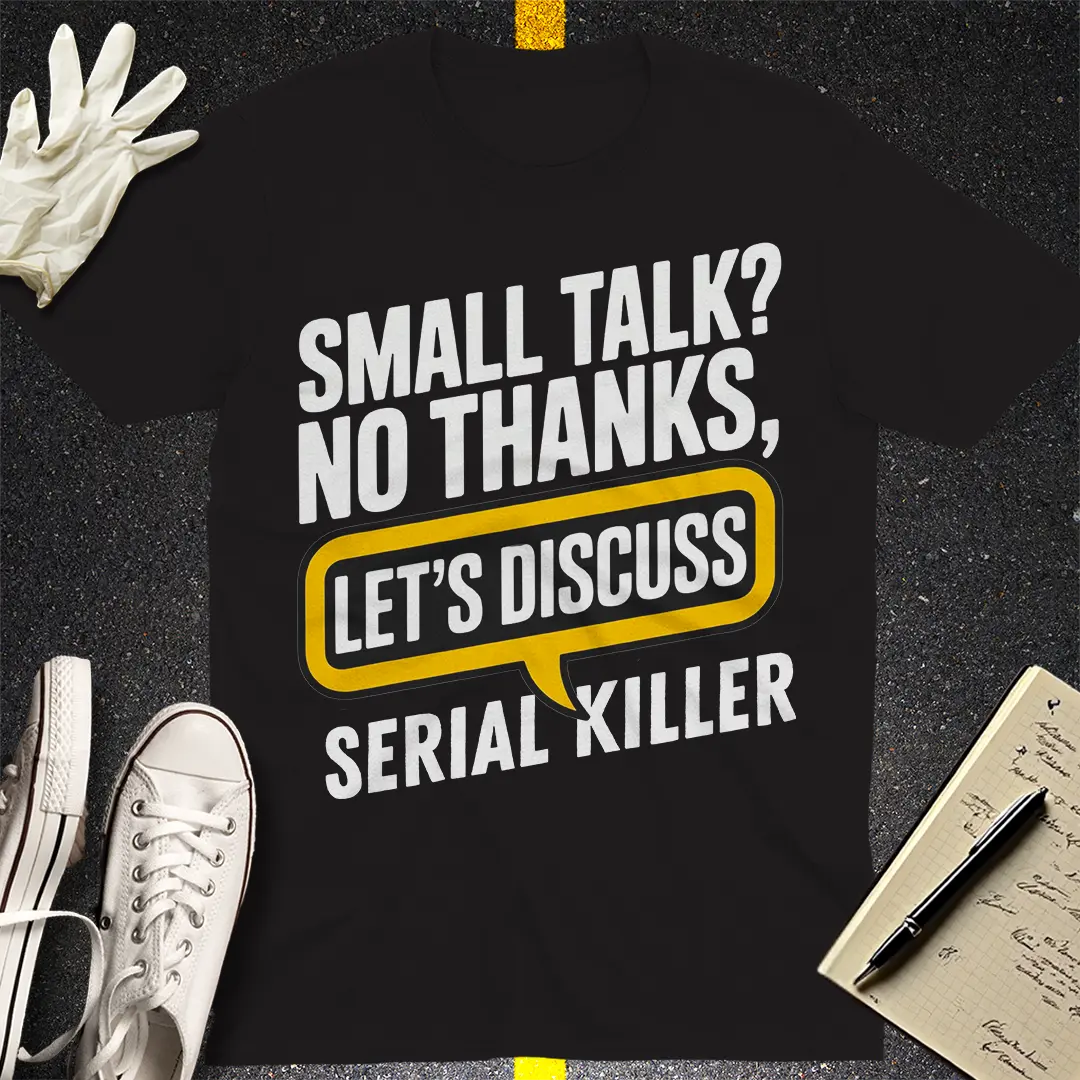 Let's Discuss T-Shirt - Black
