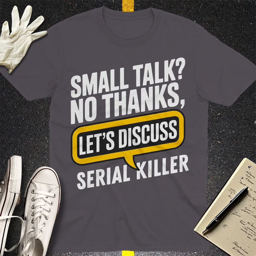 Let's Discuss T-Shirt - Charcoal