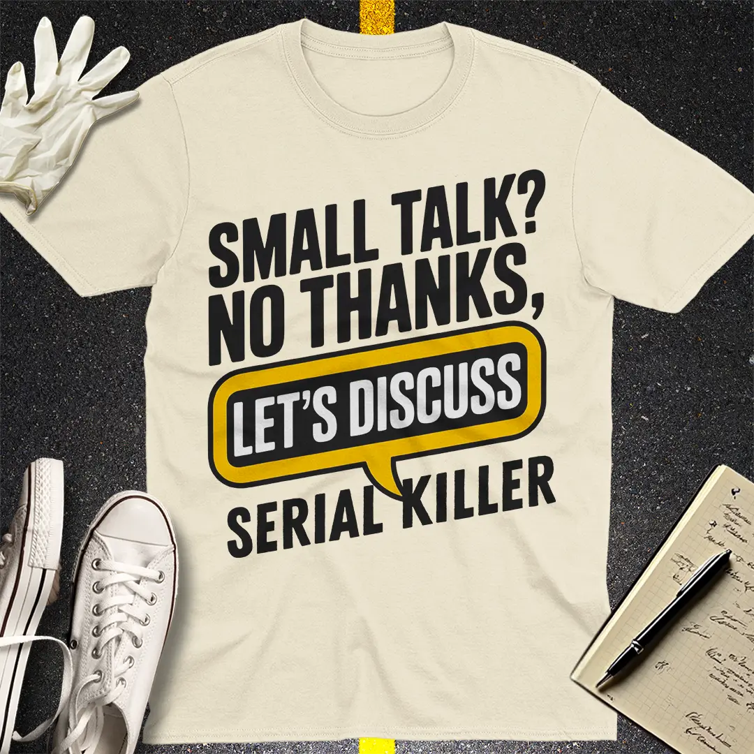 Let's Discuss T-Shirt - Natural