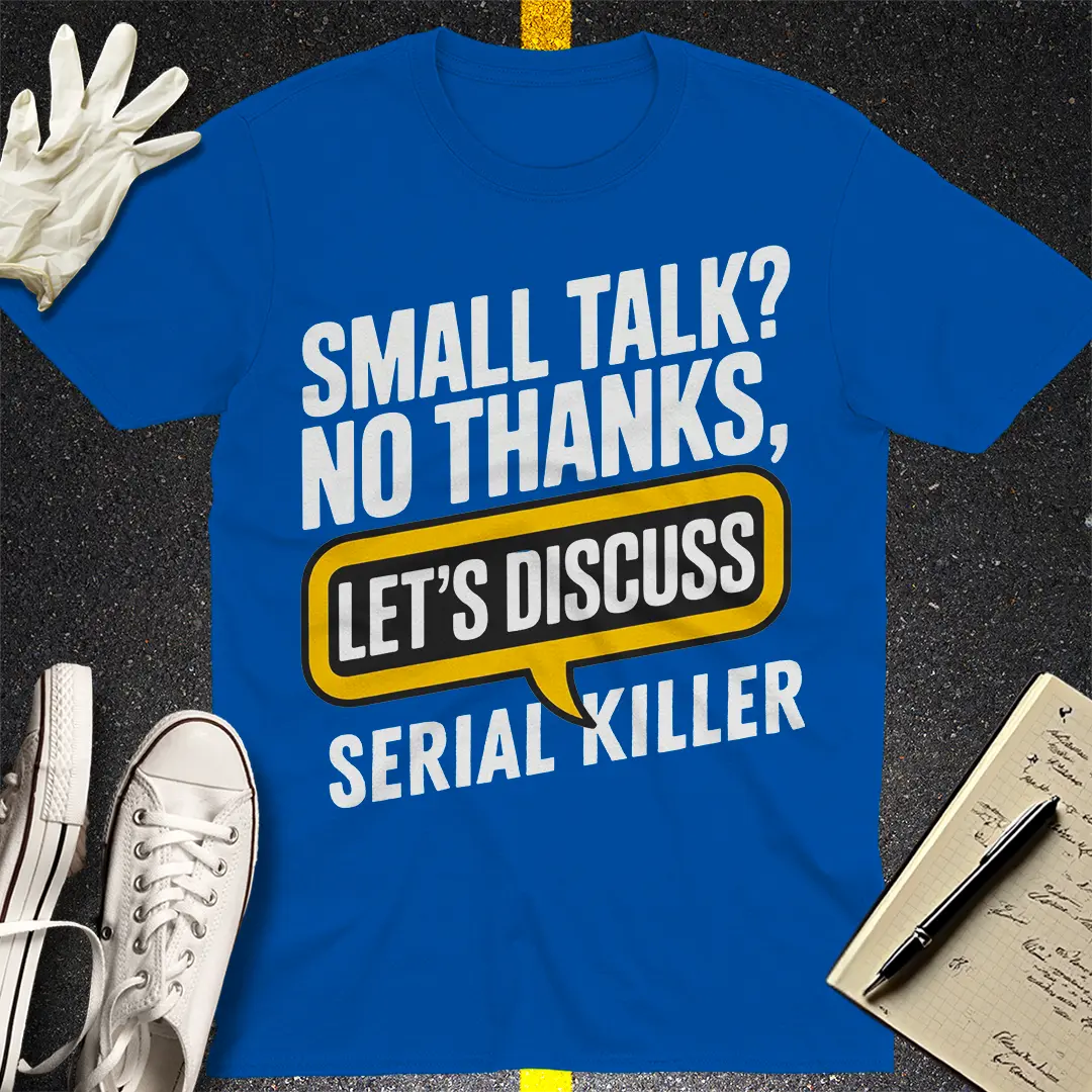 Let's Discuss T-Shirt - Royal