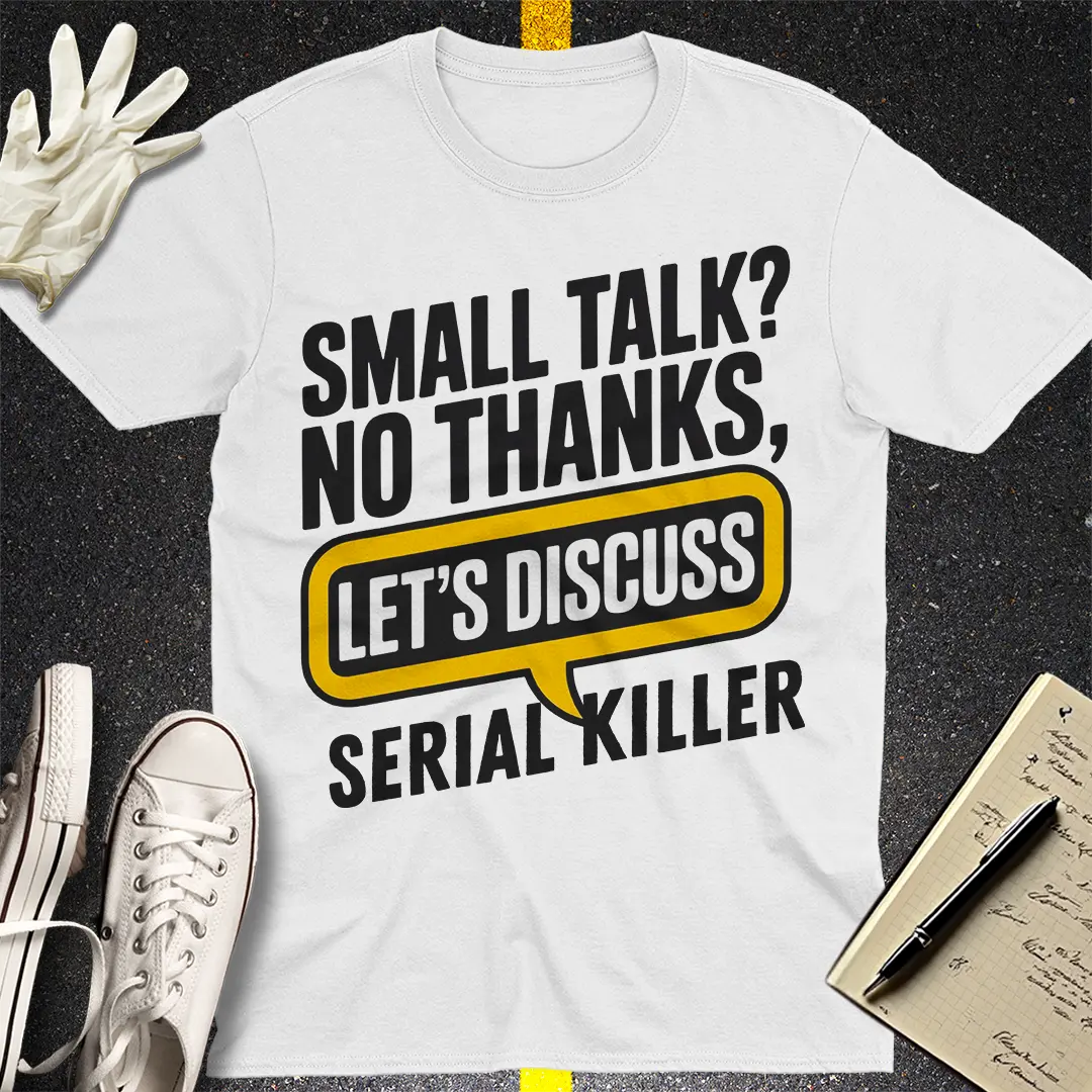 Let's Discuss T-Shirt - White