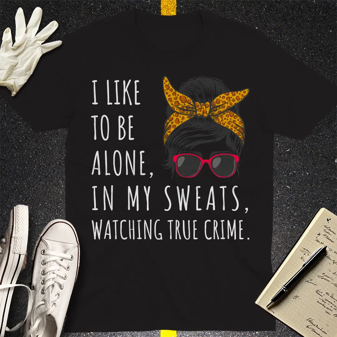 Messy Bun Legal Fun T-Shirt - Black