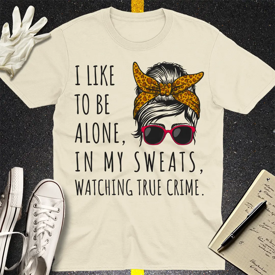 Messy Bun Legal Fun T-Shirt - Natural