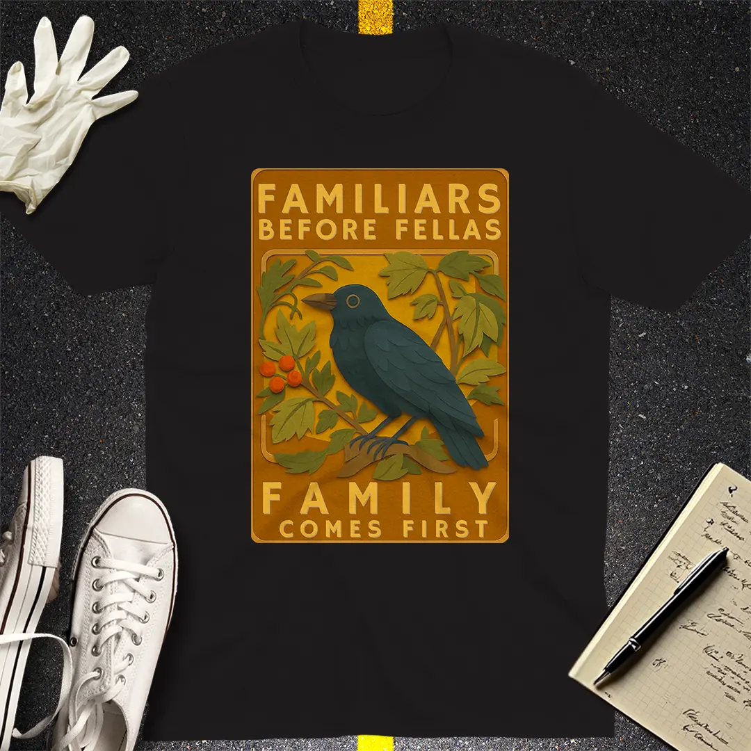 Familiars Before Fellas T-Shirt - Black