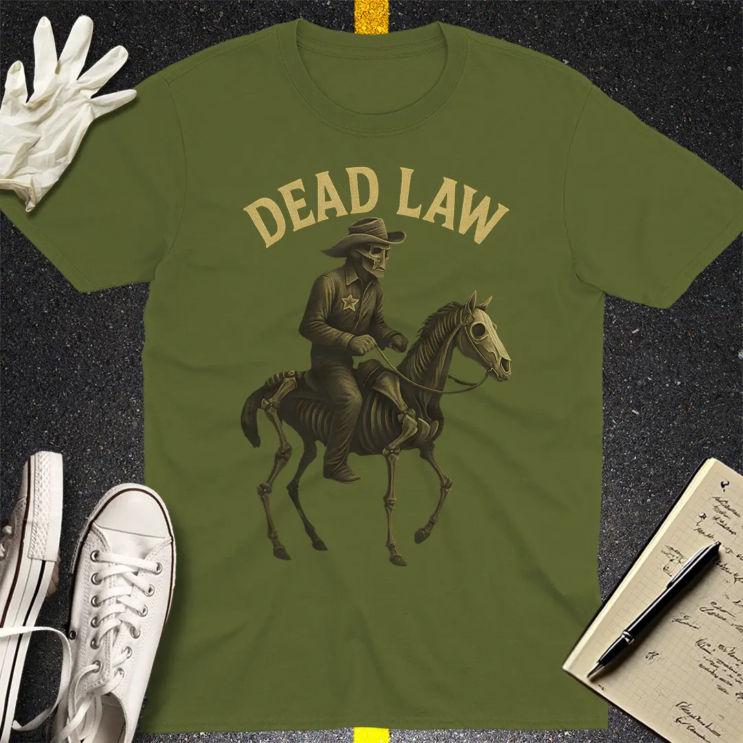 Dead Law T-Shirt - Military Green