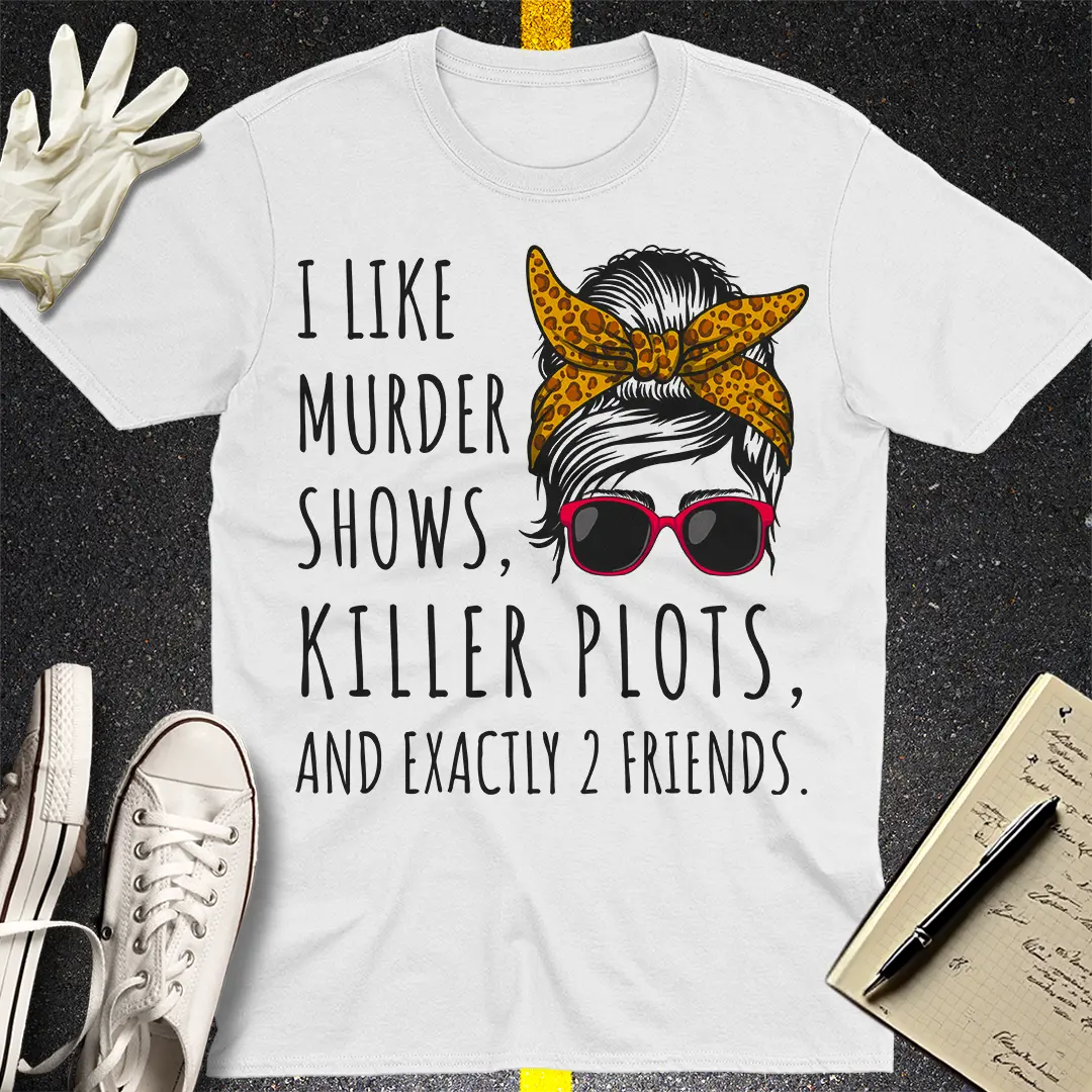 Messy Bun Legal Fun T-Shirt - White