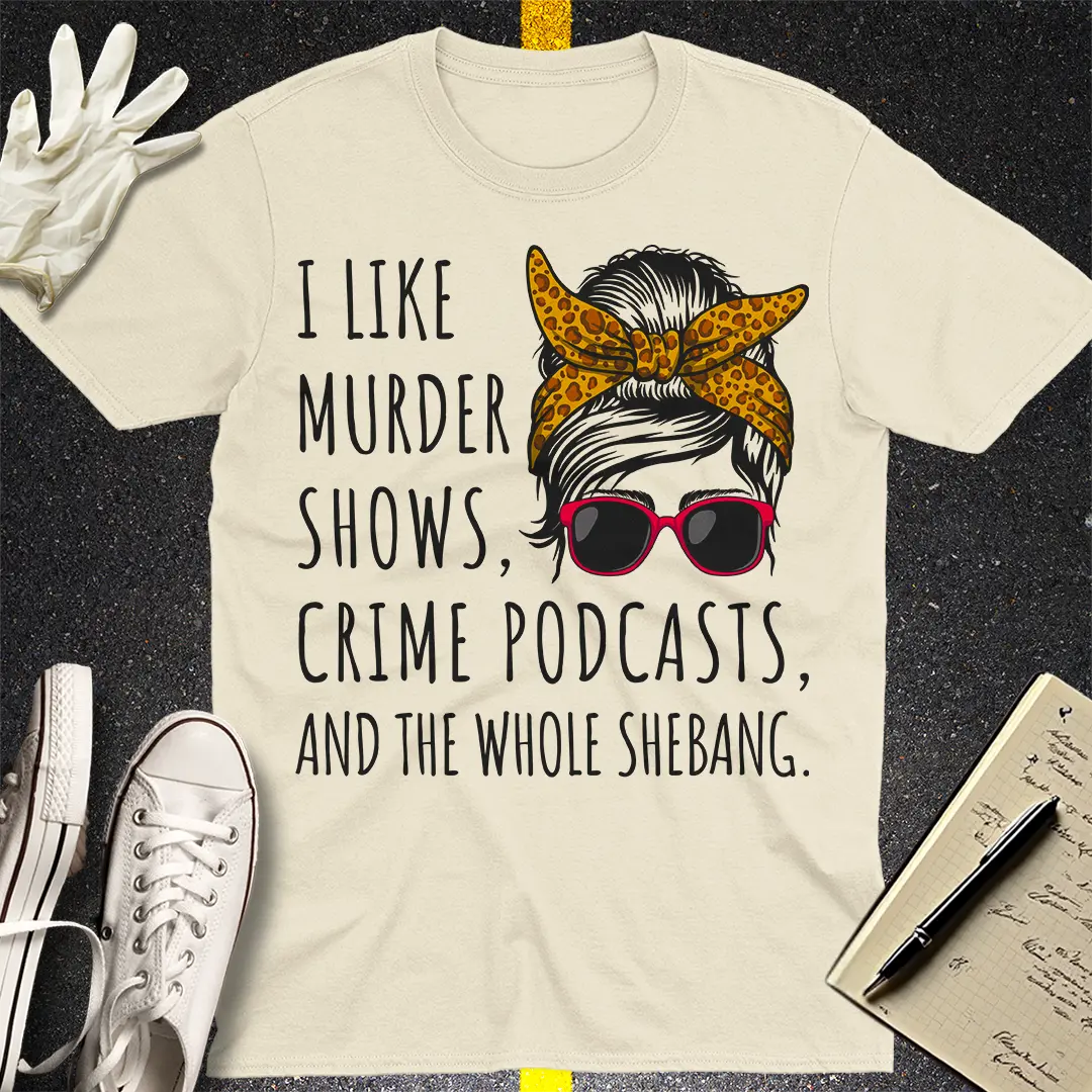 Messy Bun Justice T-Shirt - Natural