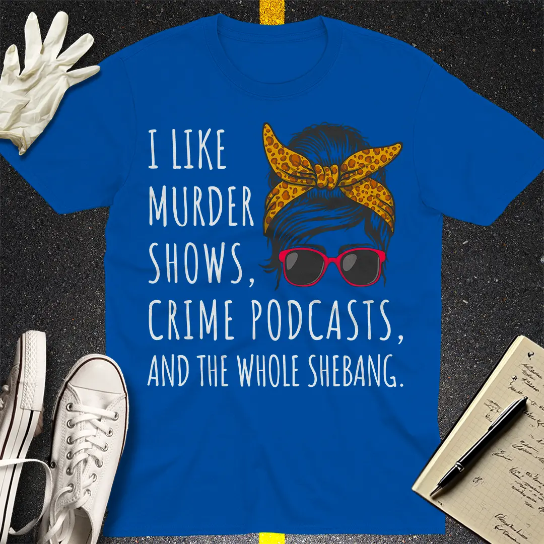 Messy Bun Justice T-Shirt - Royal