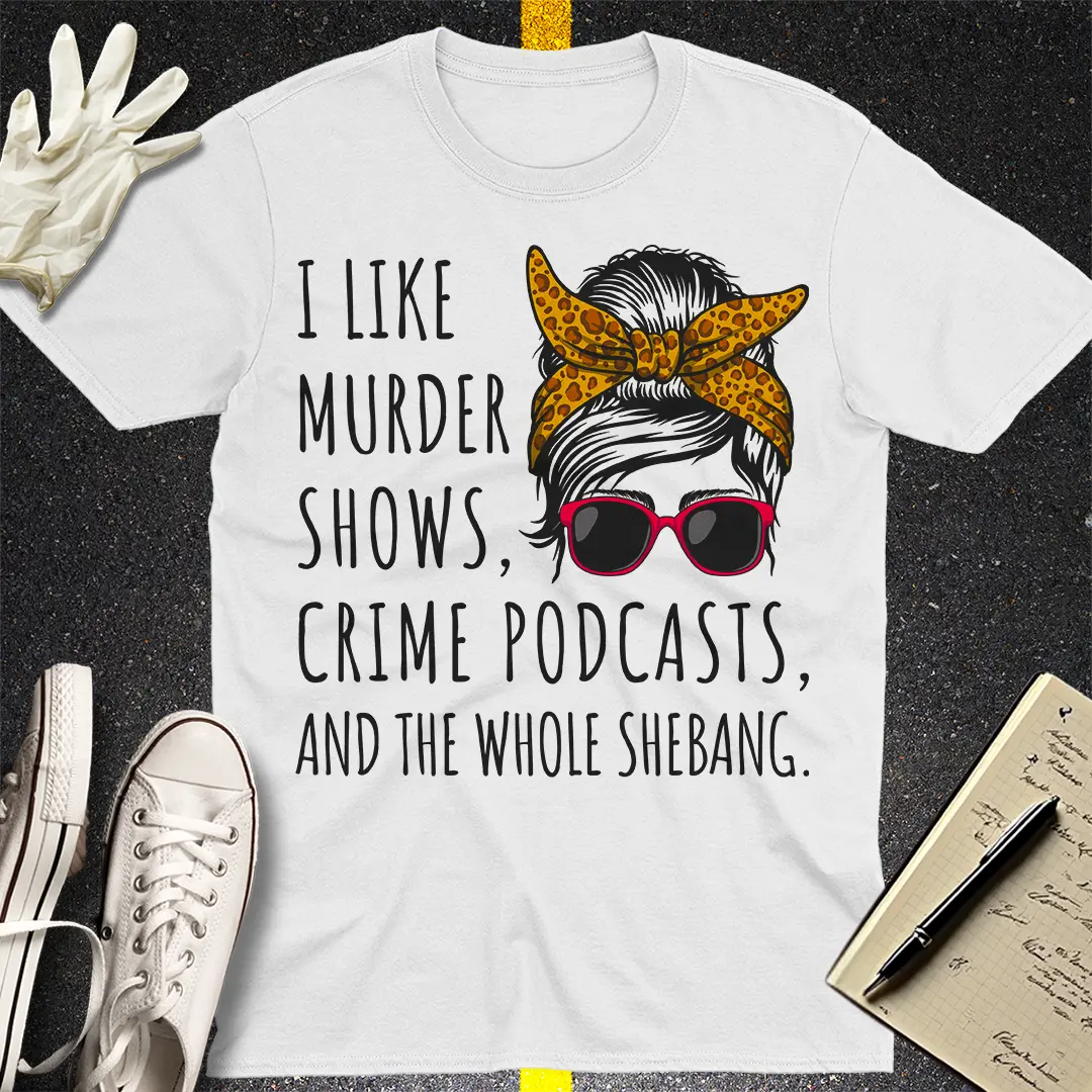 Messy Bun Justice T-Shirt - White