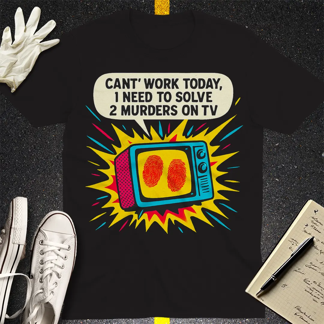 Murder Mystery Binge T-Shirt - Black