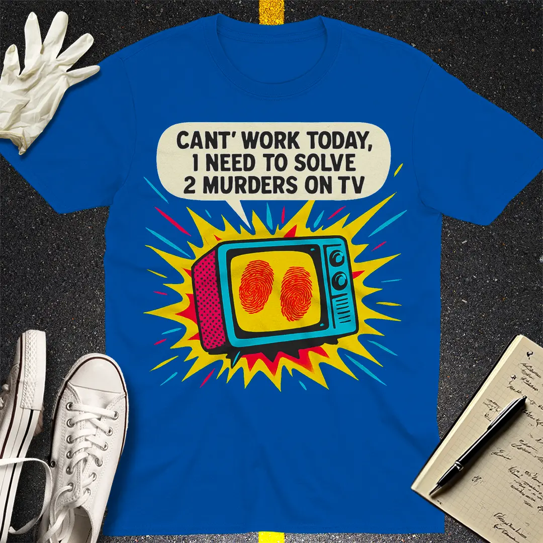 Murder Mystery Binge T-Shirt - Royal