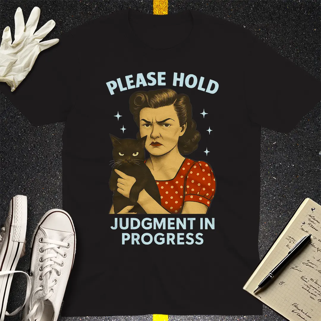 Judgment In Progress T-Shirt - Black