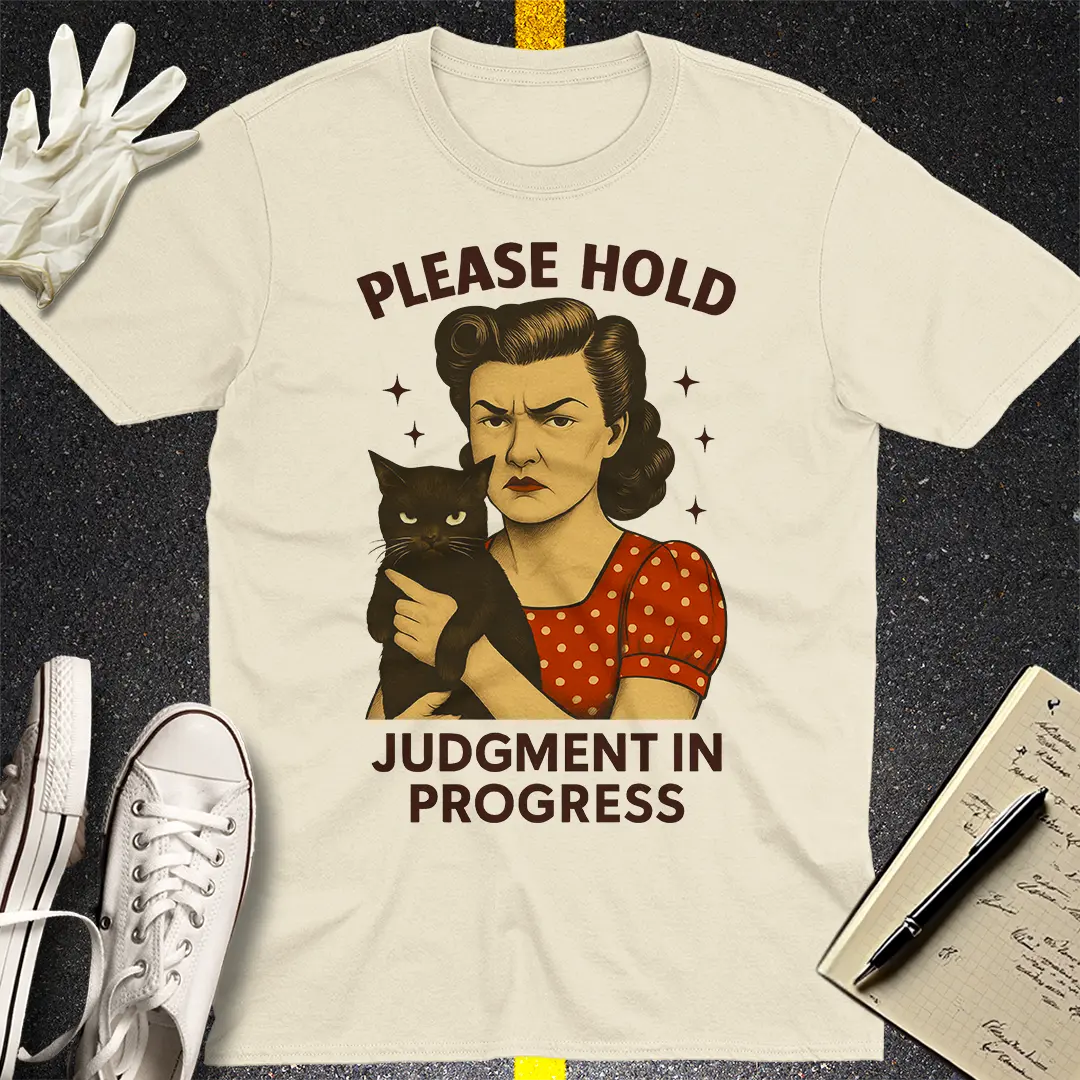 Judgment In Progress T-Shirt - Natural