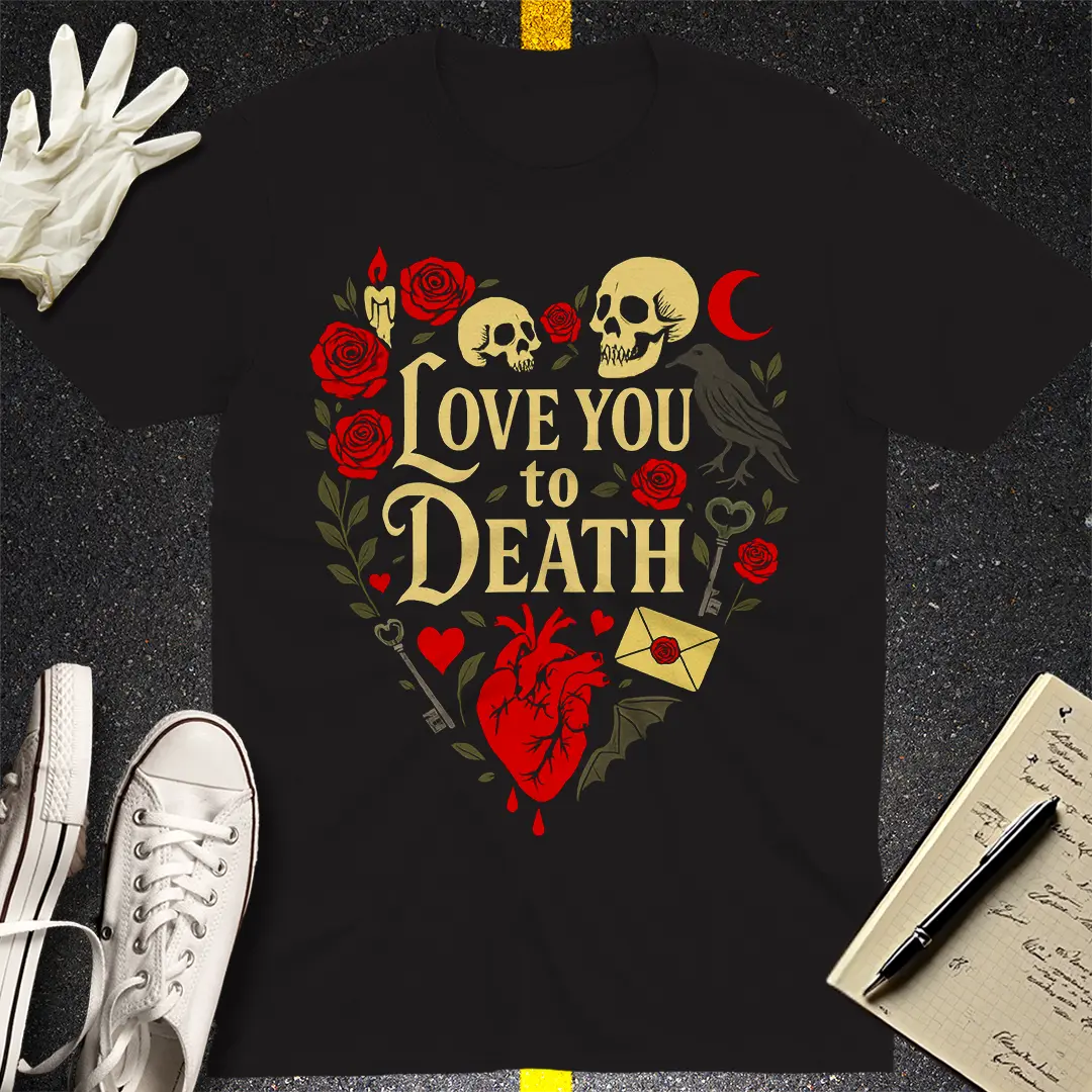 Love You to Death T-Shirt - Black