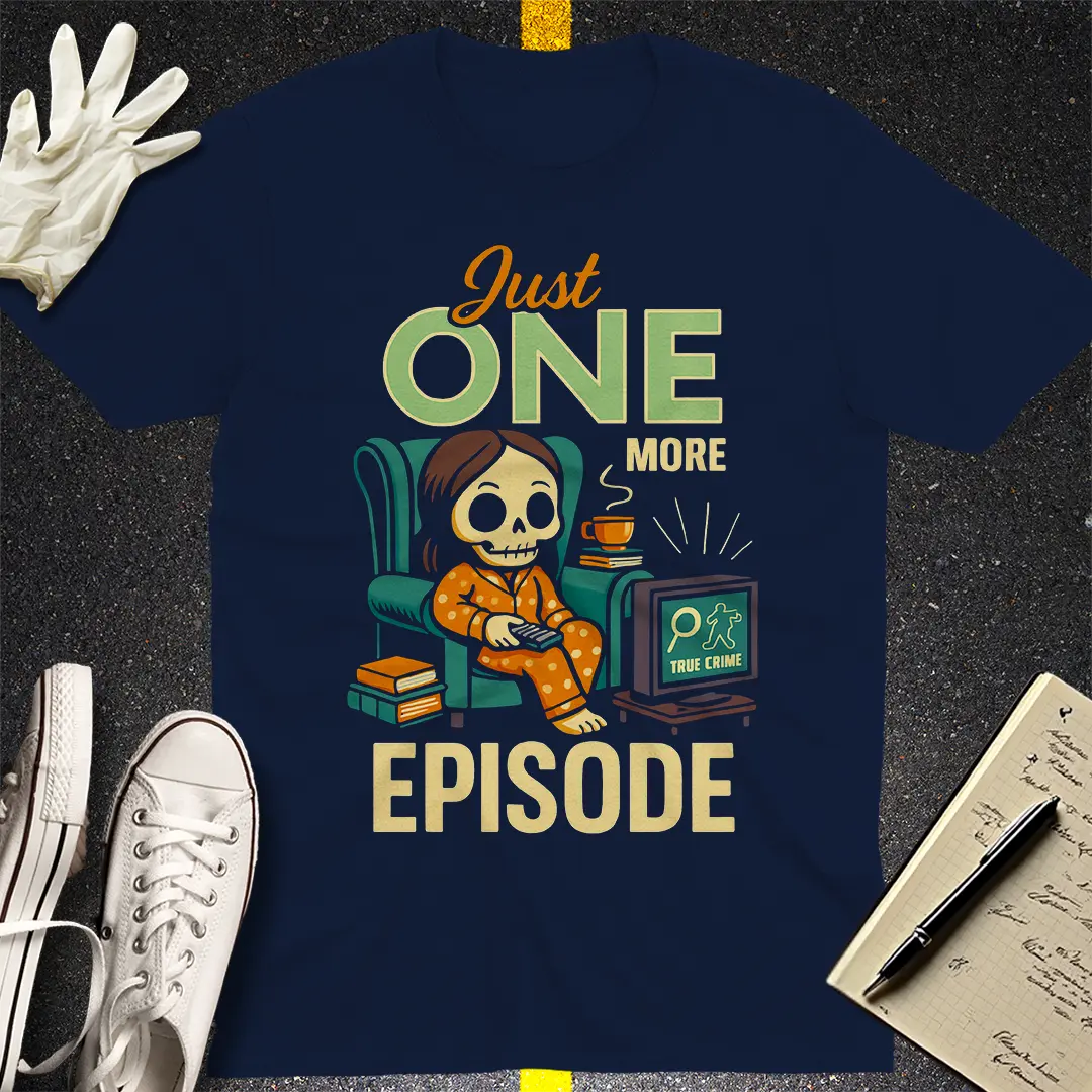 Just One More Episode T-Shirt - Navy