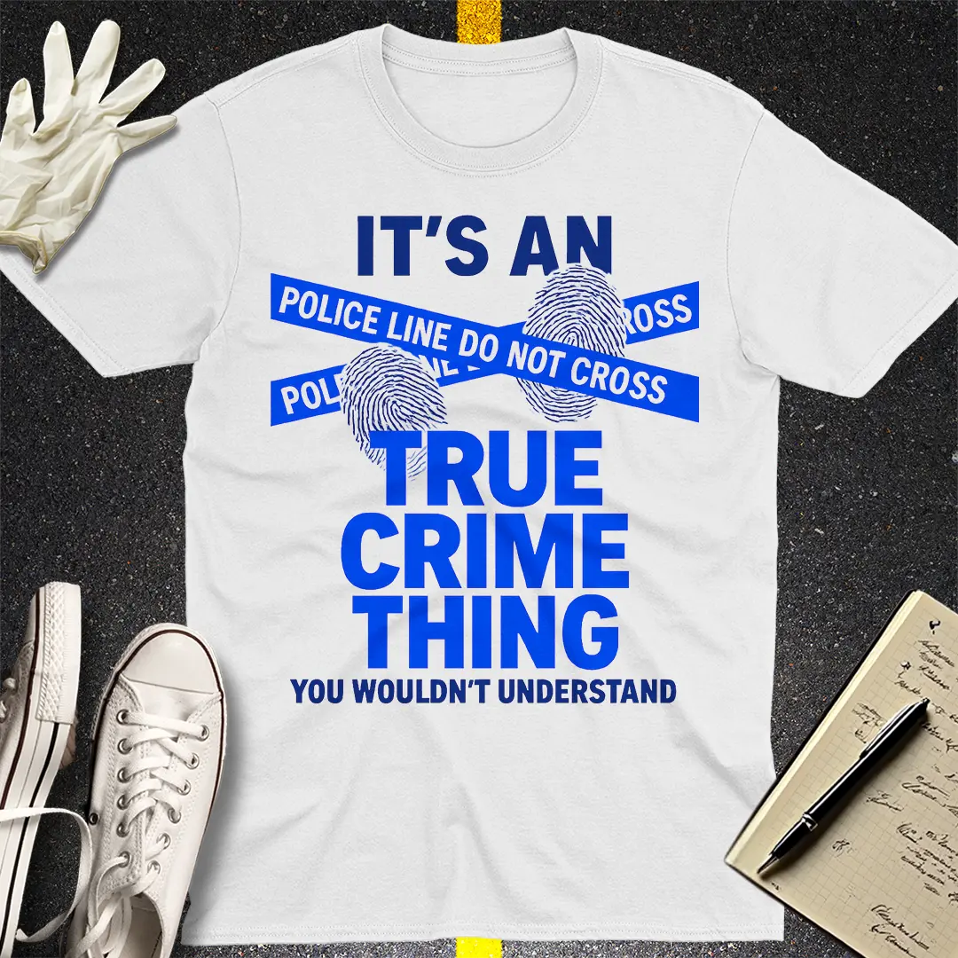 True Crime Thing T-Shirt - White