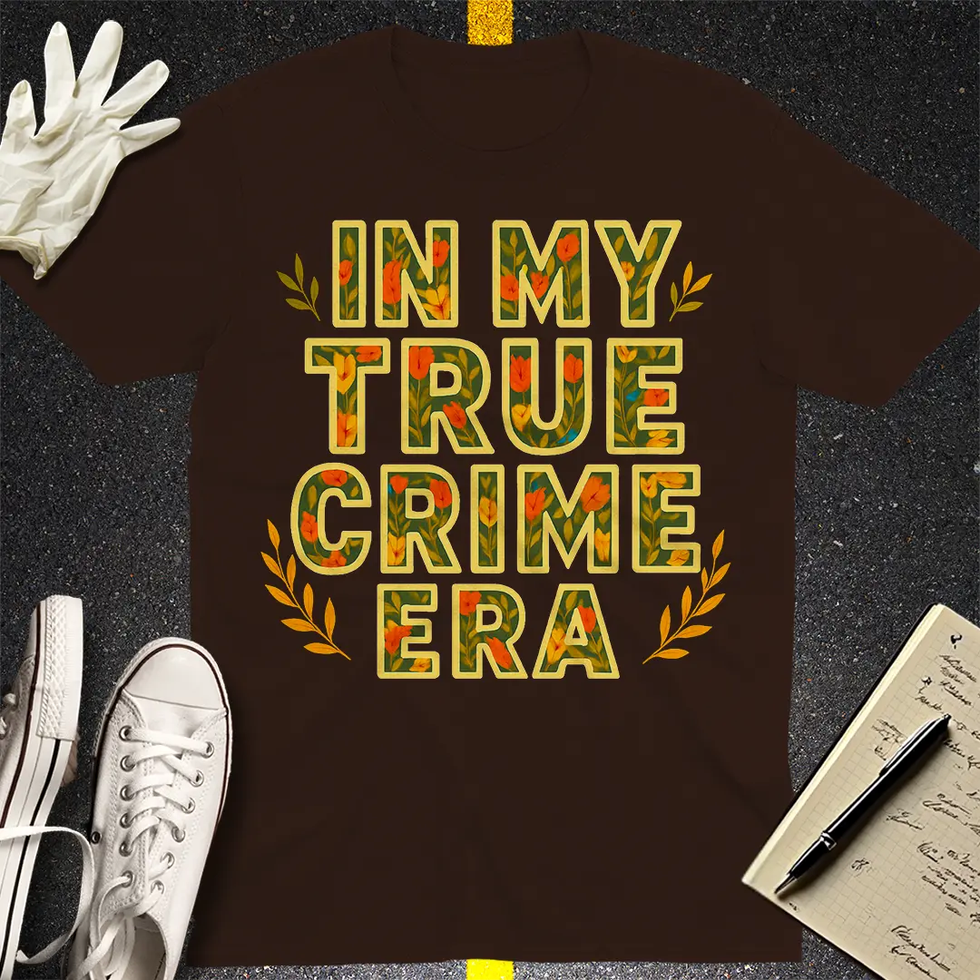True Crime Era T-Shirt - Dark Chocolate