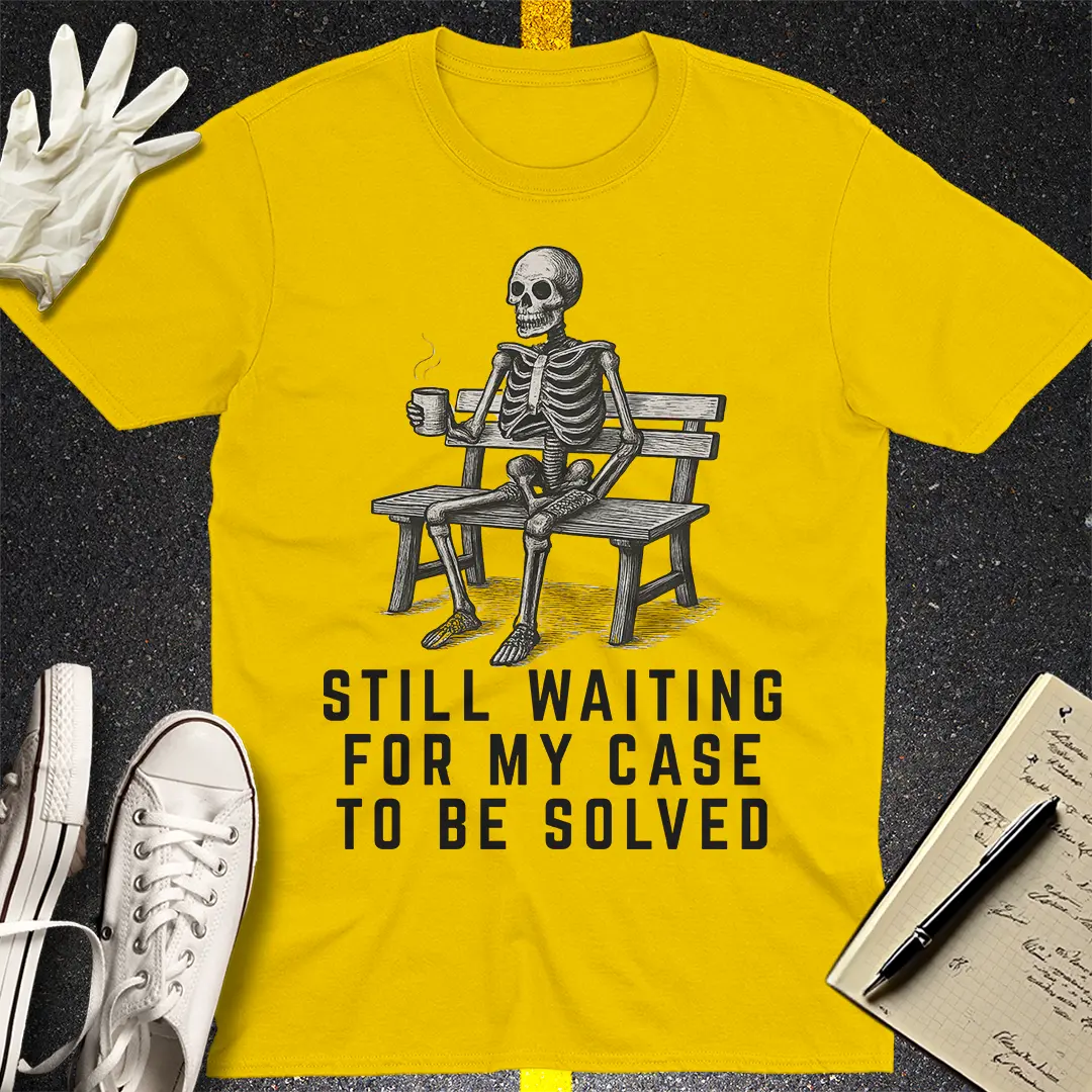 Still Waiting Skeleton T-Shirt - Daisy
