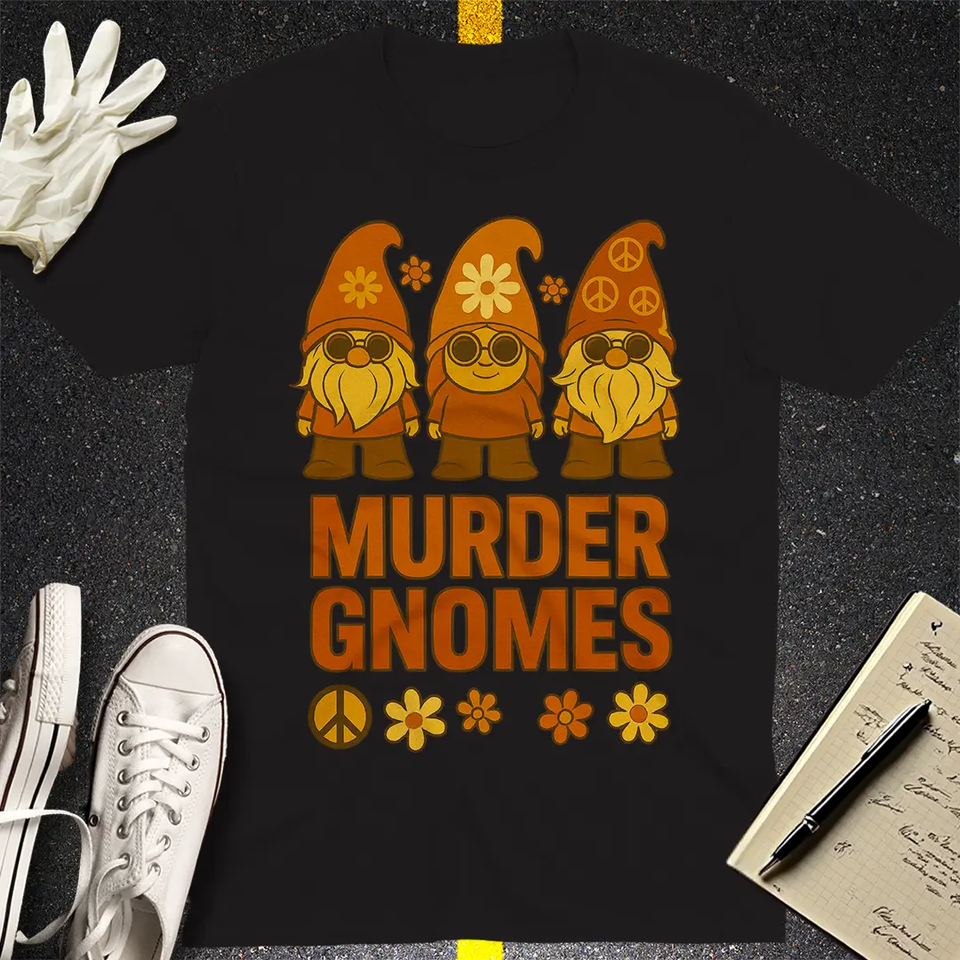 Murder Gnomes T-Shirt - Black