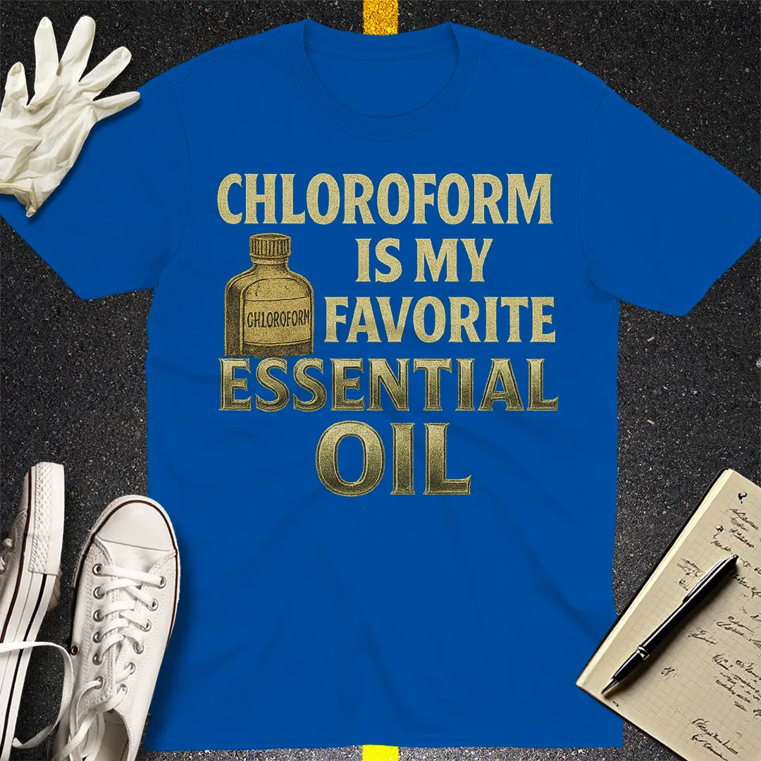 Chloroform Essential Oil T-Shirt - Royal