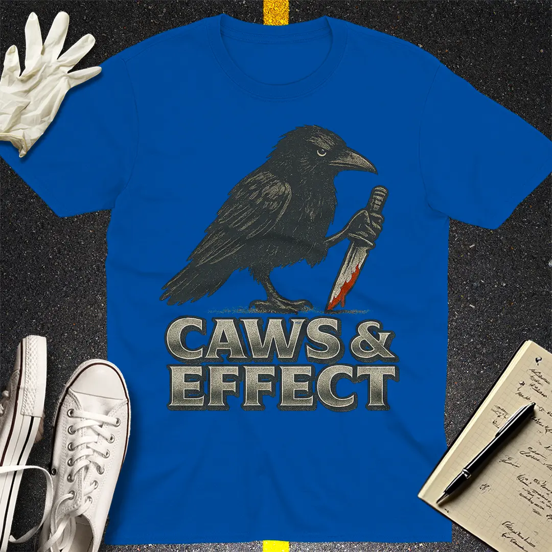 Caws & Effect T-Shirt - Royal