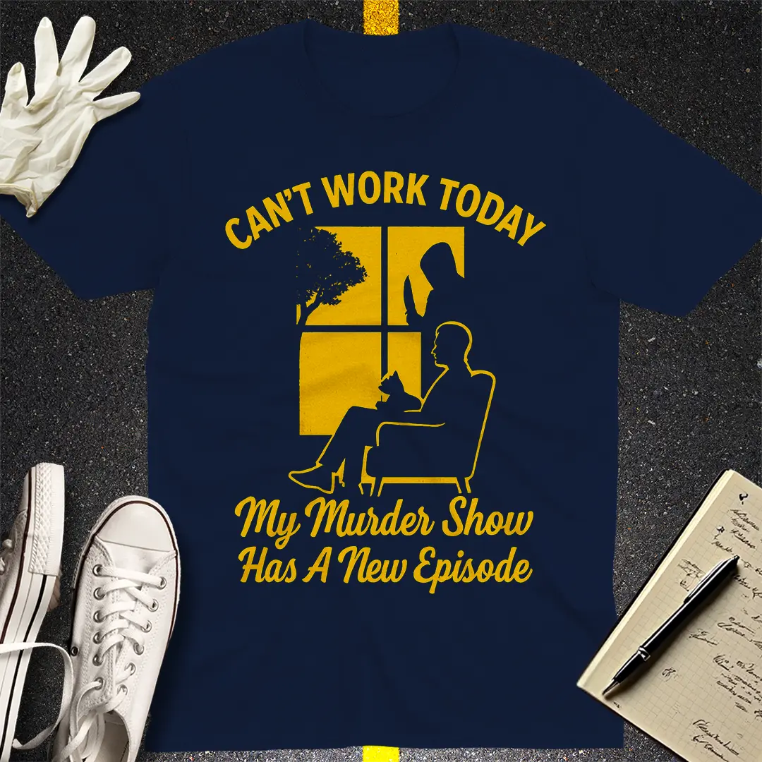Murder Show Marathon T-Shirt - Navy