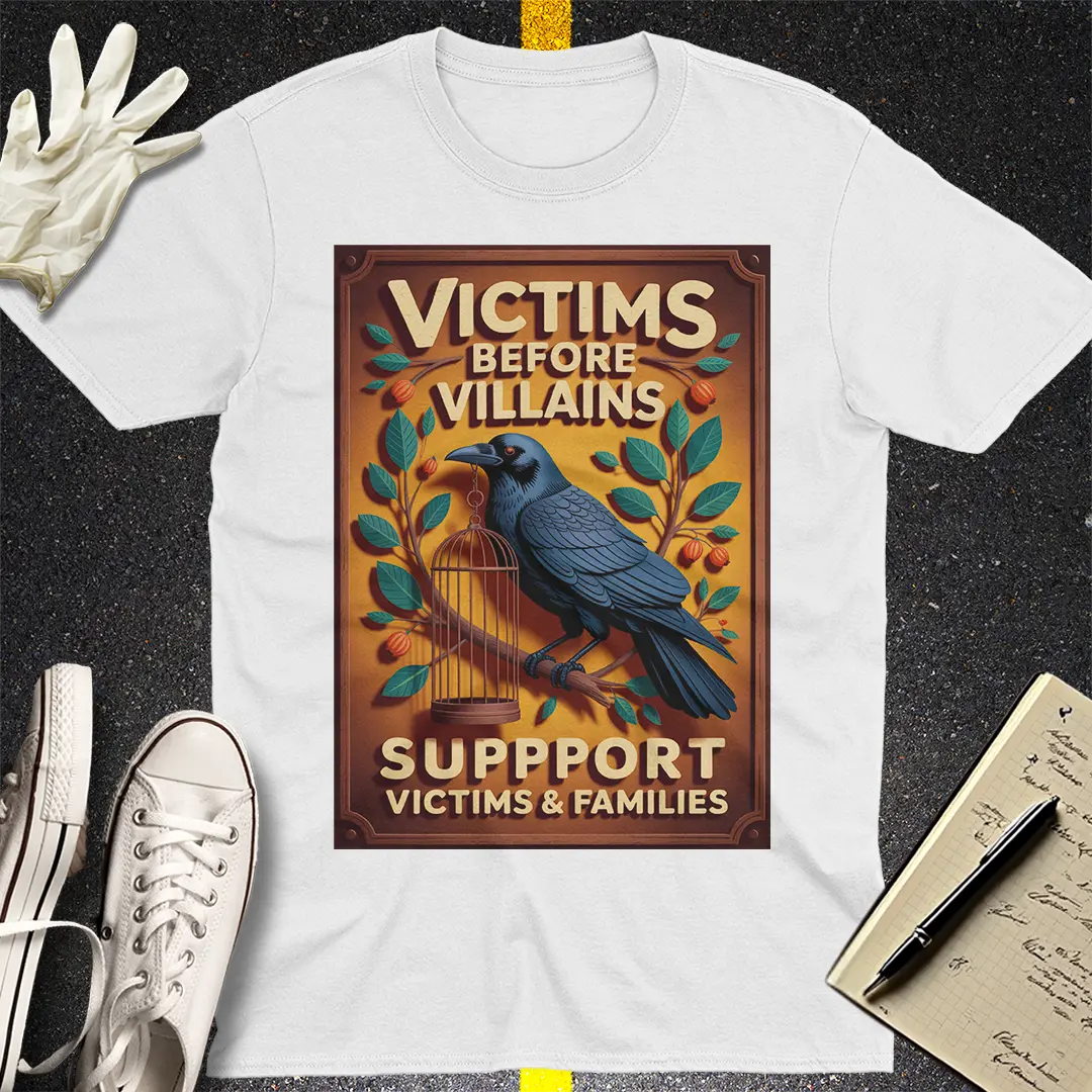 Victims Before Villains T-Shirt - White