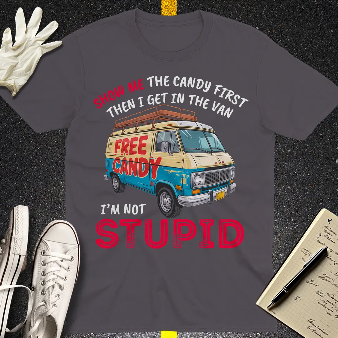 Show Me Stupid T-Shirt - Charcoal