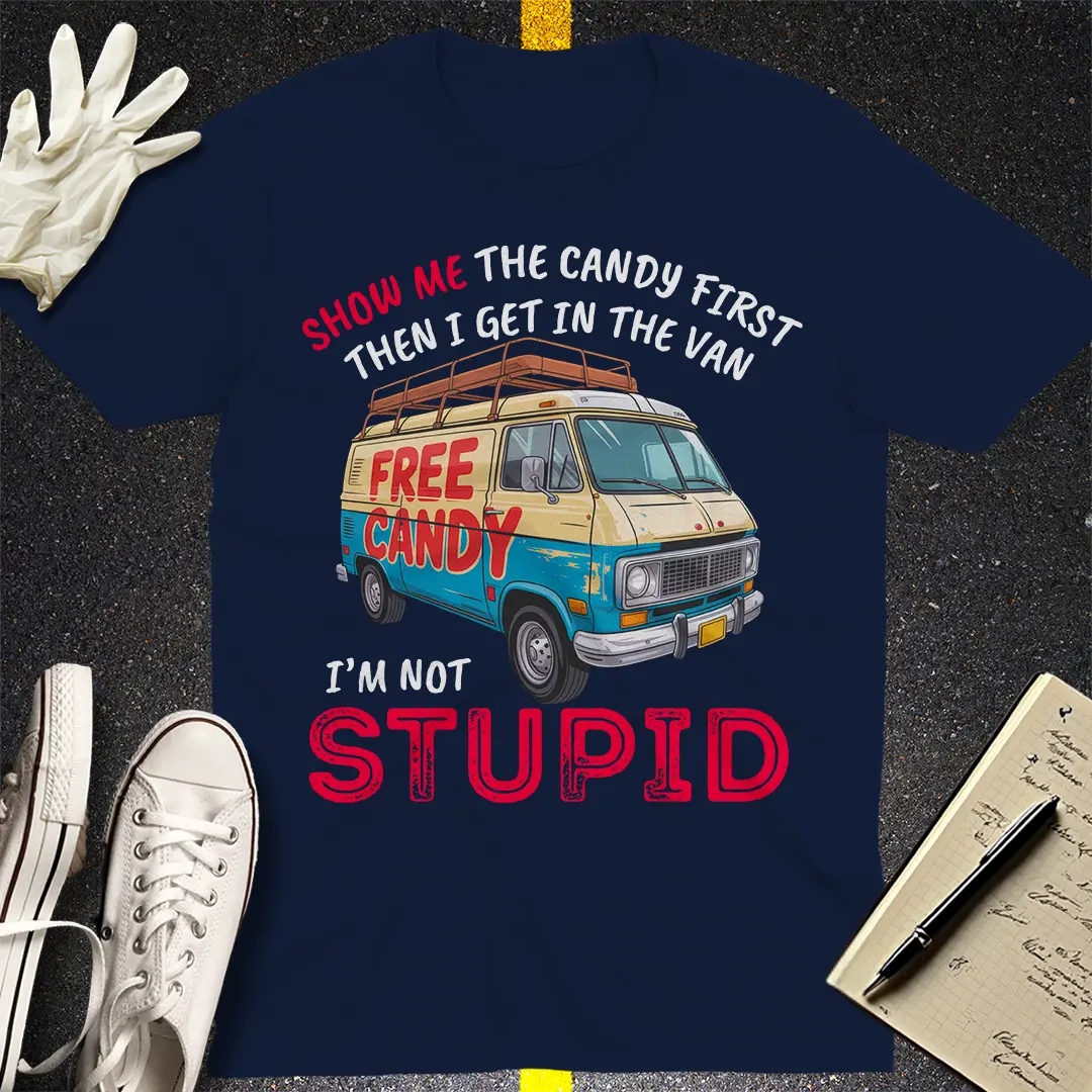 Show Me Stupid T-Shirt - Navy