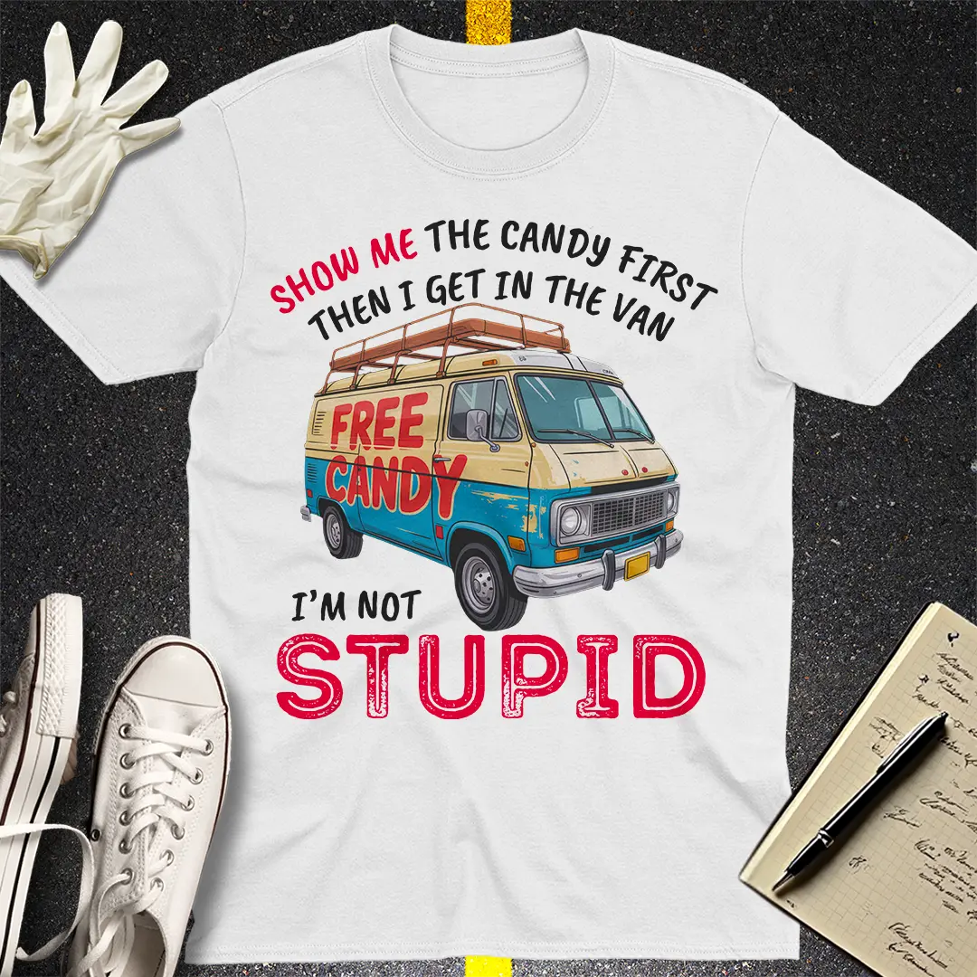 Show Me Stupid T-Shirt - White
