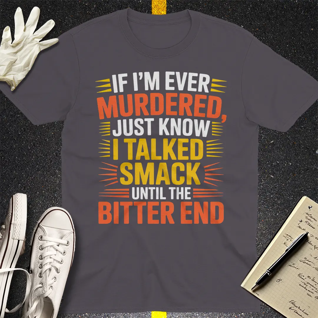 Talked Smack T-Shirt - Charcoal