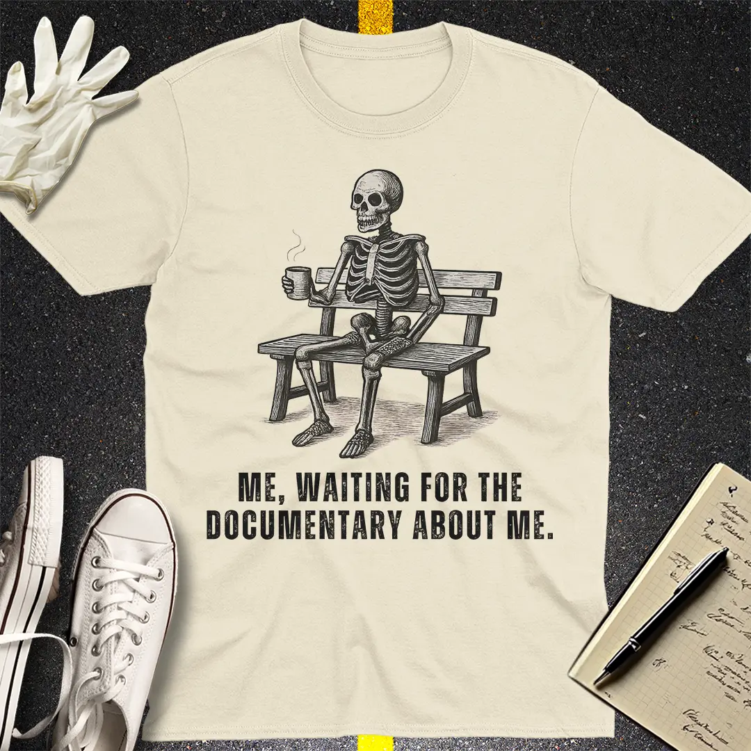 Dead Inside Coffee Time T-Shirt - Natural