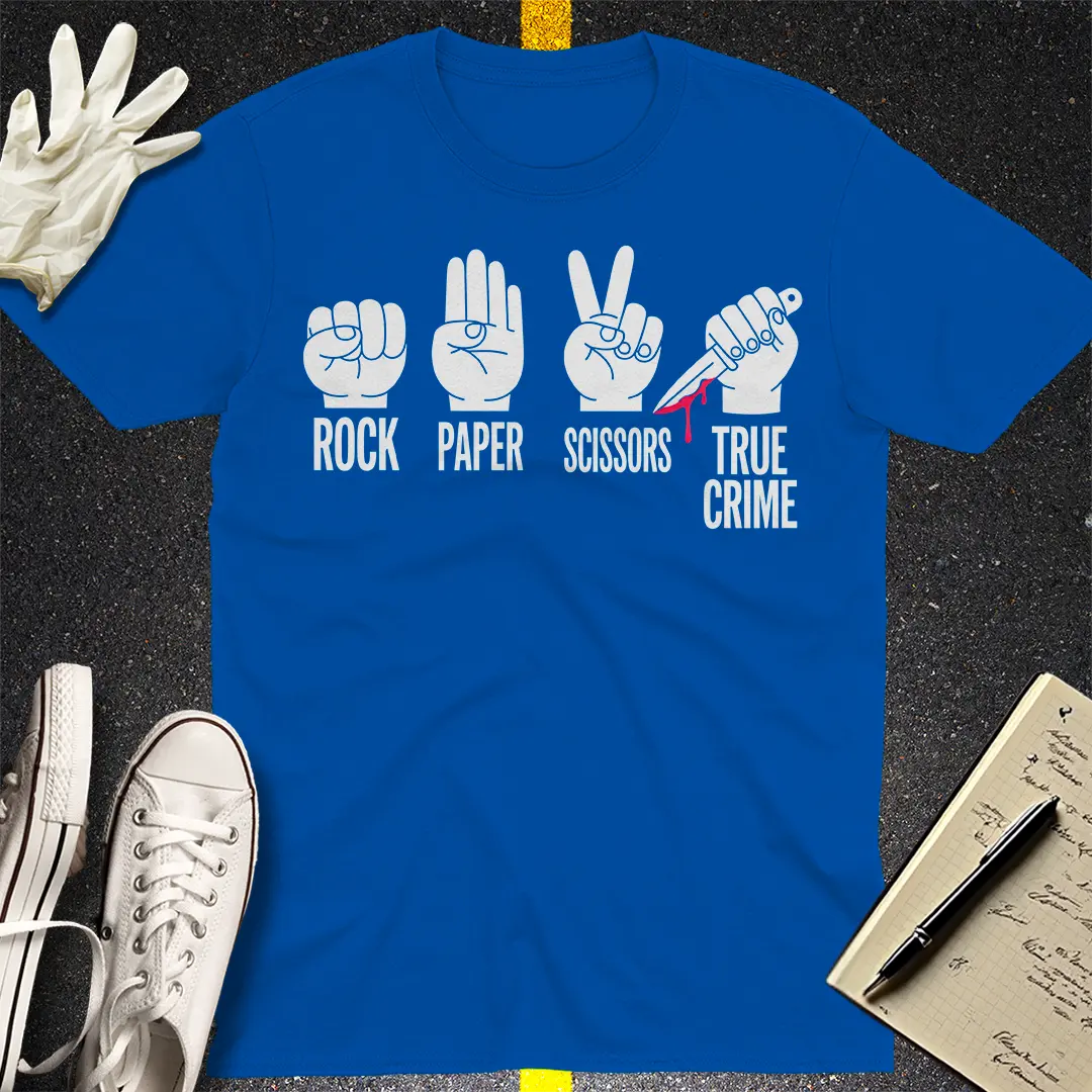 True Crime Twist T-Shirt - Royal