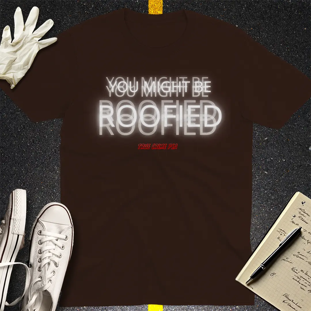 You Might Be Roofied T-Shirt - Dark Chocolate