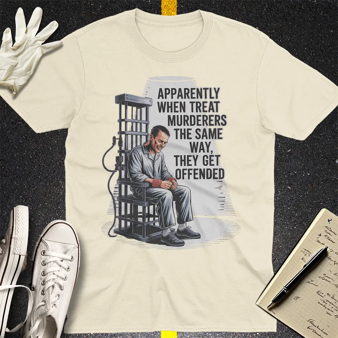 Offended Murderers T-Shirt - Natural