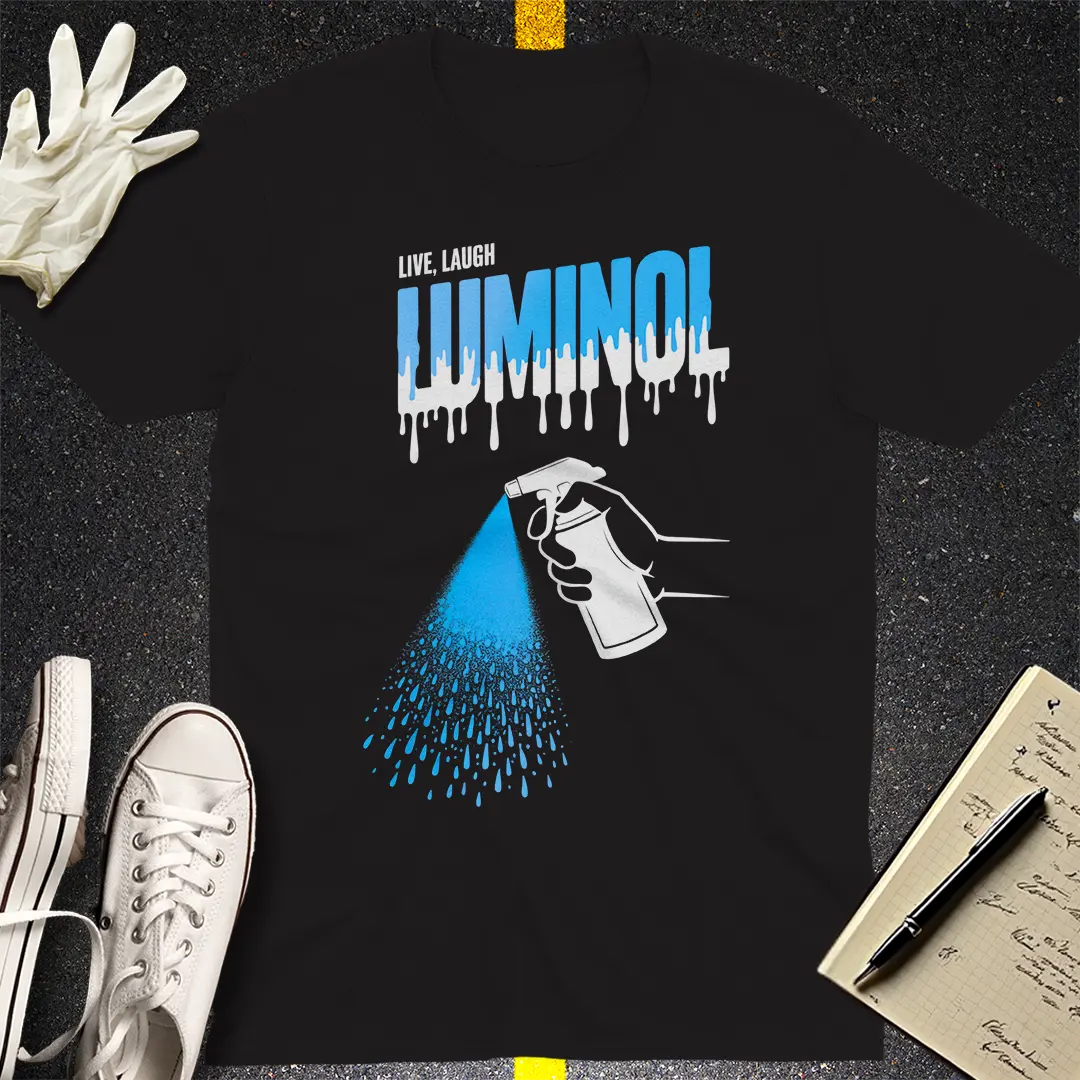 Let’s Glow Luminol T-Shirt - Black
