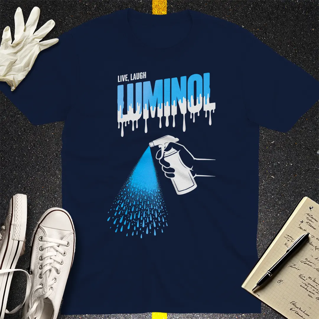 Let’s Glow Luminol T-Shirt - Navy