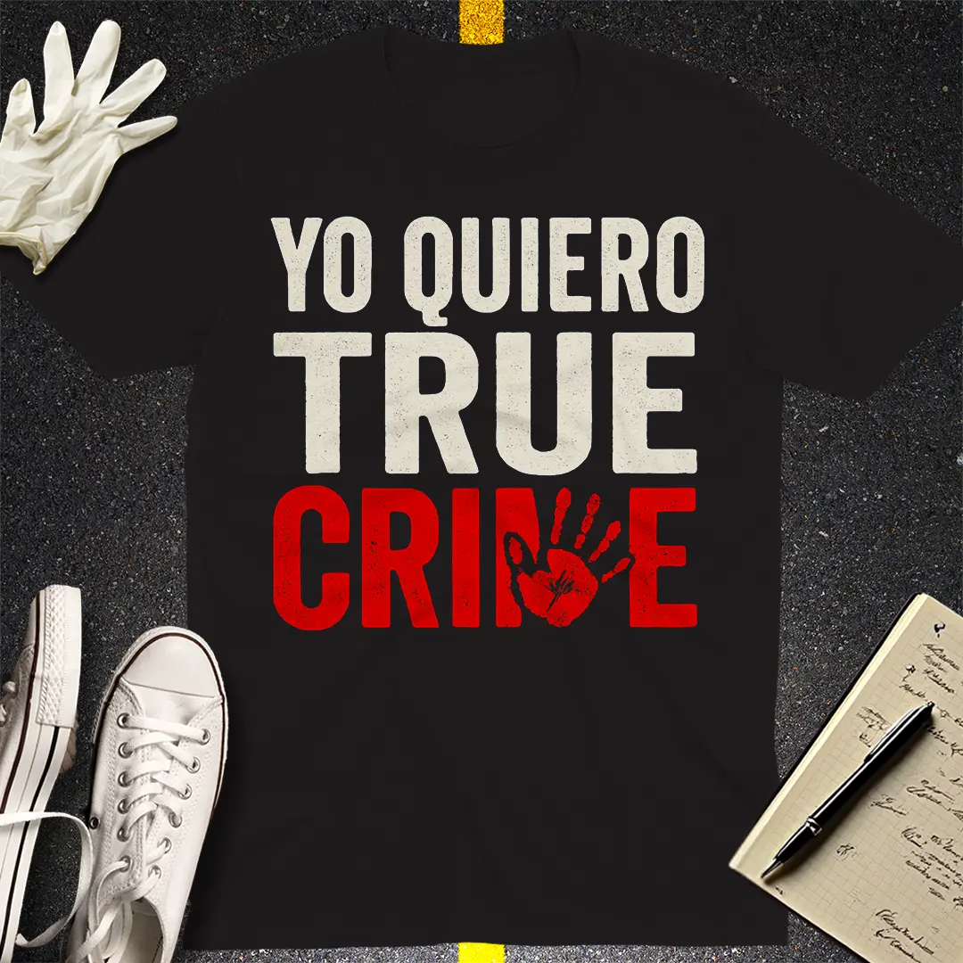 Yo Quiero True Crime T-Shirt - Black