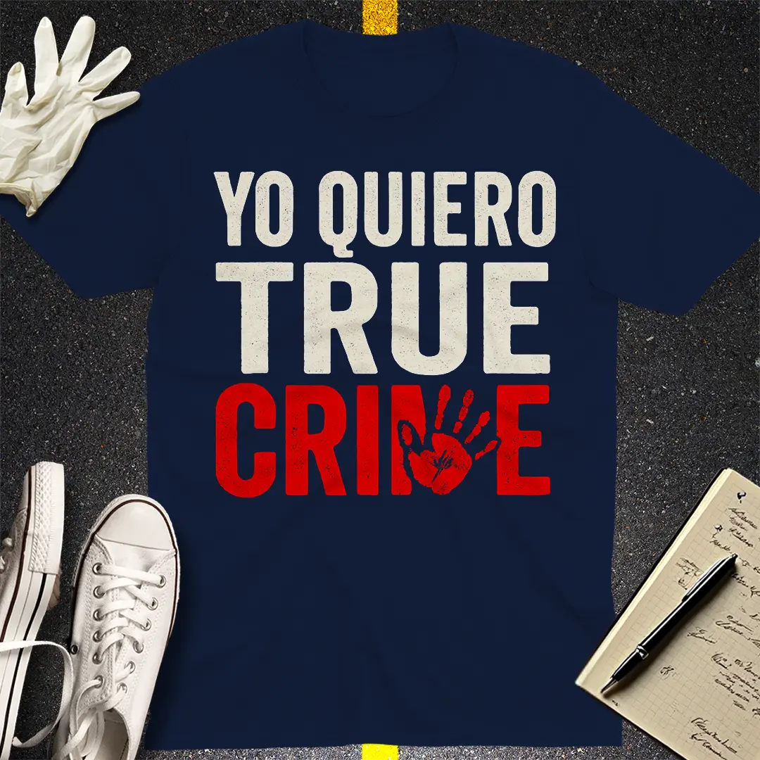 Yo Quiero True Crime T-Shirt - Navy