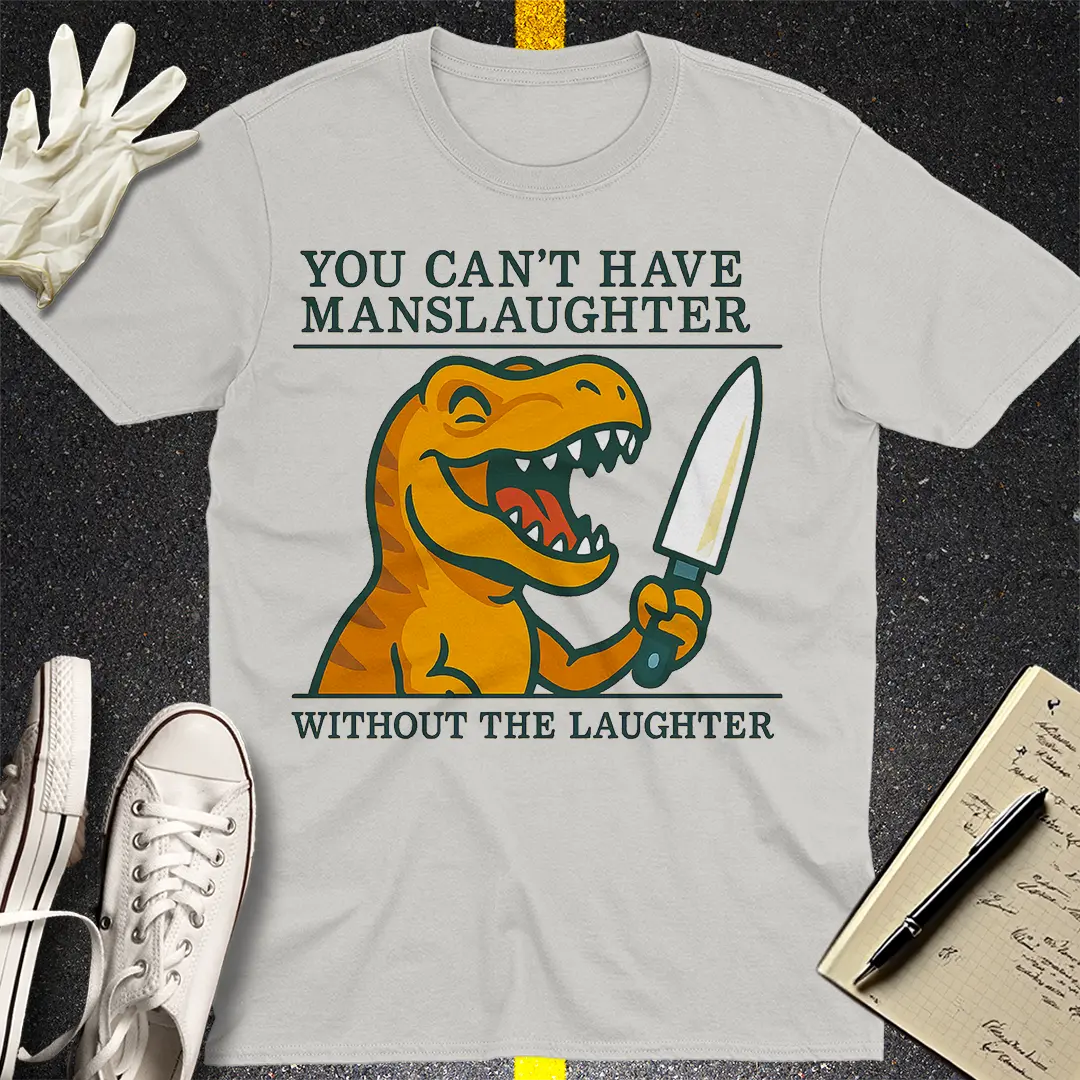 Manslaughter Raptor T-Shirt - Ice Grey