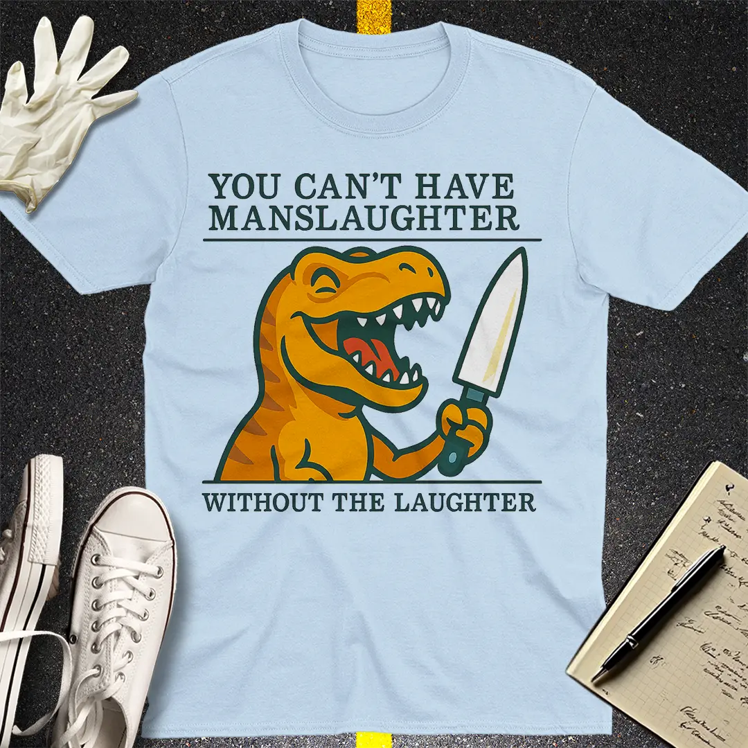 Manslaughter Raptor T-Shirt - Light Blue