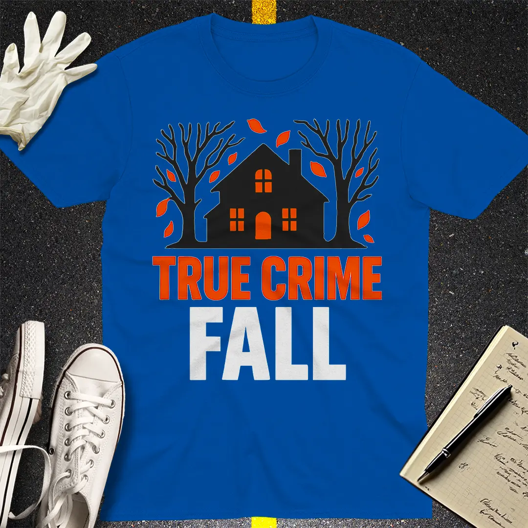 True Crime Fall T-Shirt - Royal