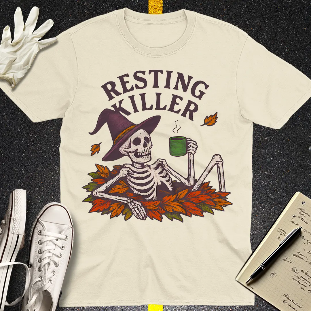 Resting Killer T-Shirt - Natural