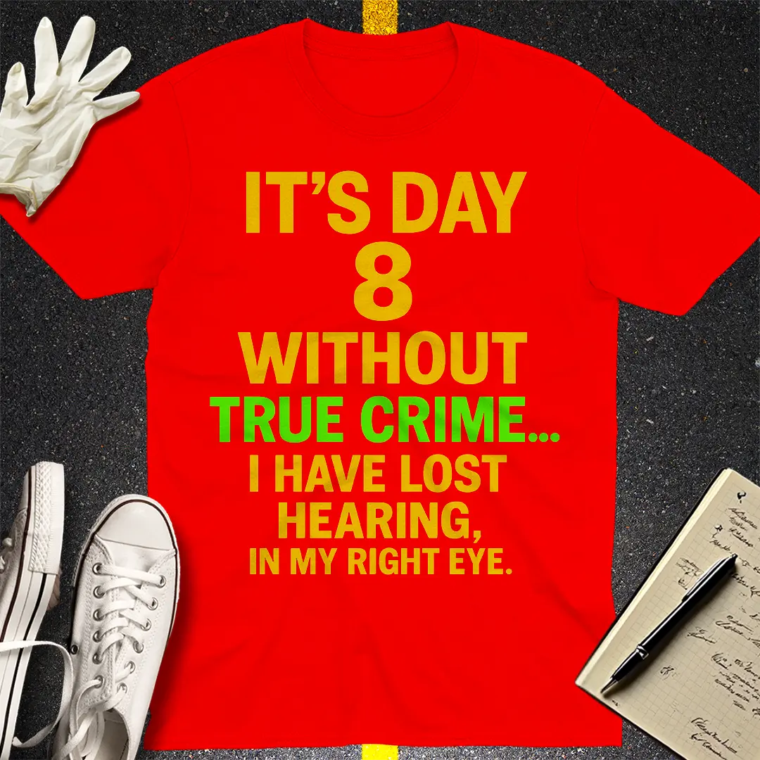 True Crime Withdrawal T-Shirt - Red